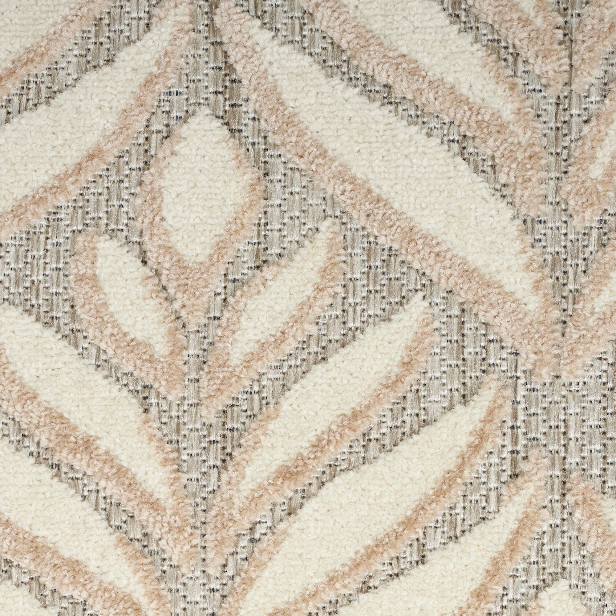 Nourison Home Splash 7'10" X 10 Texture Area Rug, Ivory/Gray, large