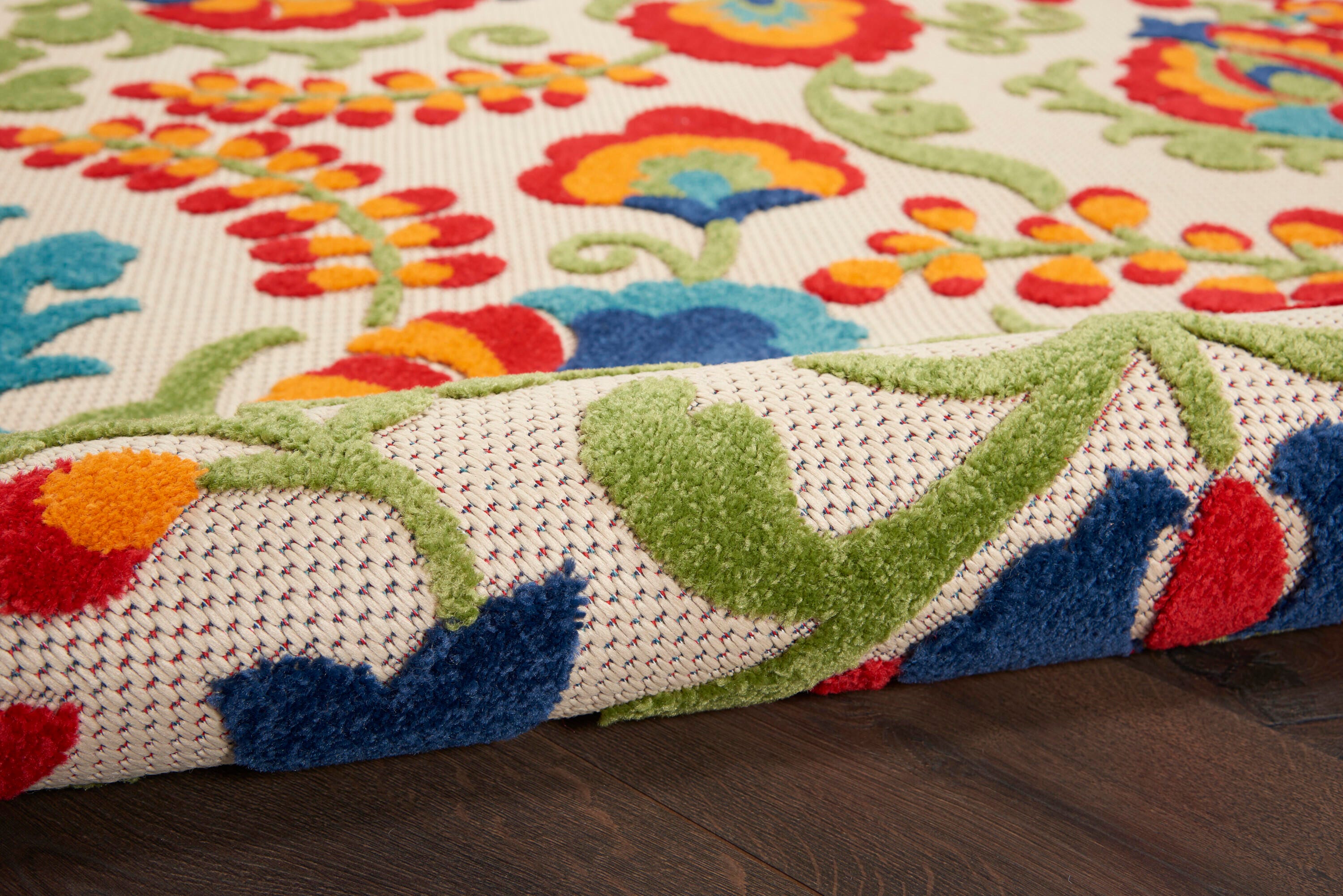 Nourison Home Splash 9' X 12' Leafy Vines Area Rug, Multi, large