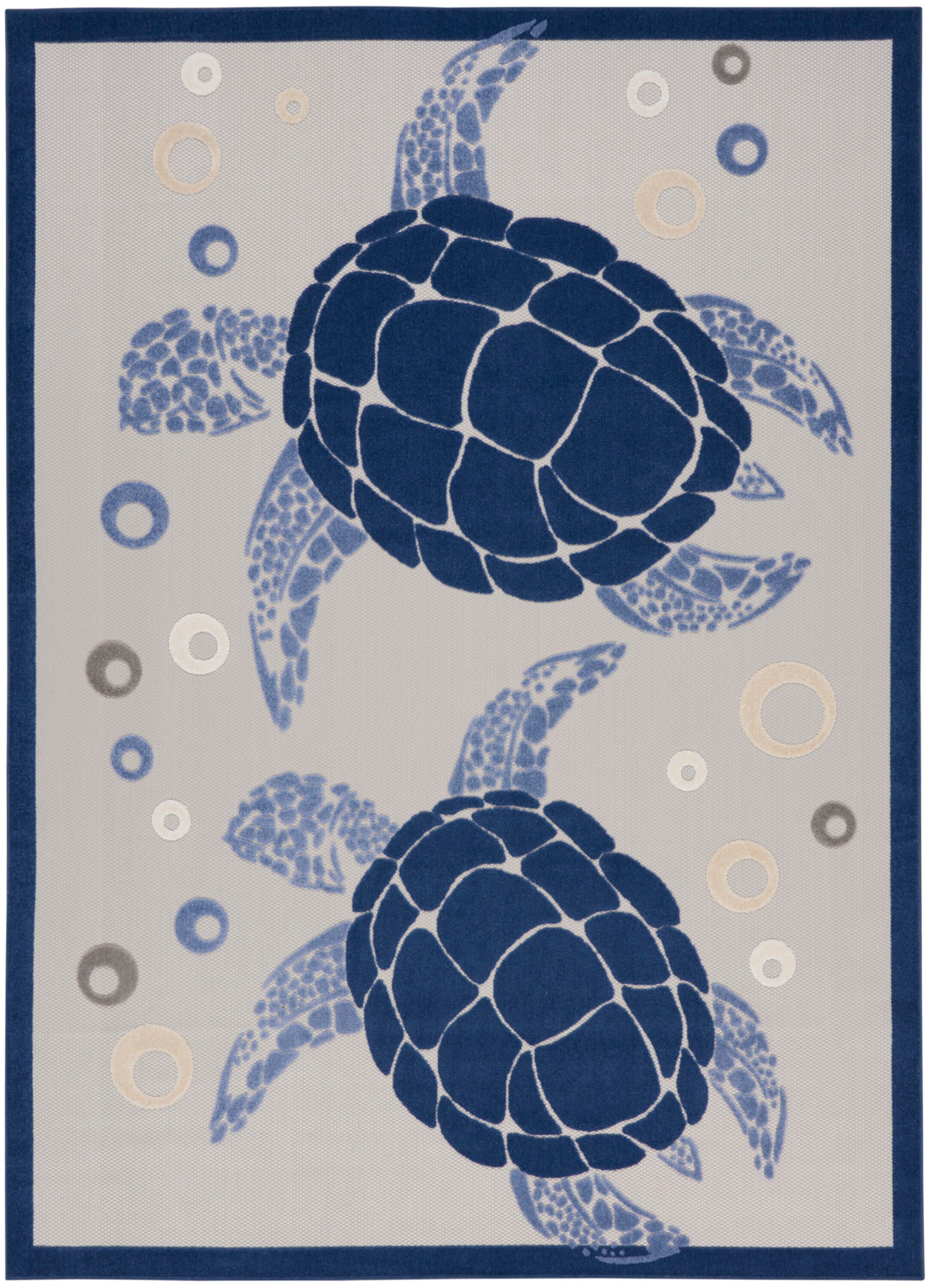 Nourison Home Splash Indoor/Outdoor 9' X 12' Motif Area Rug