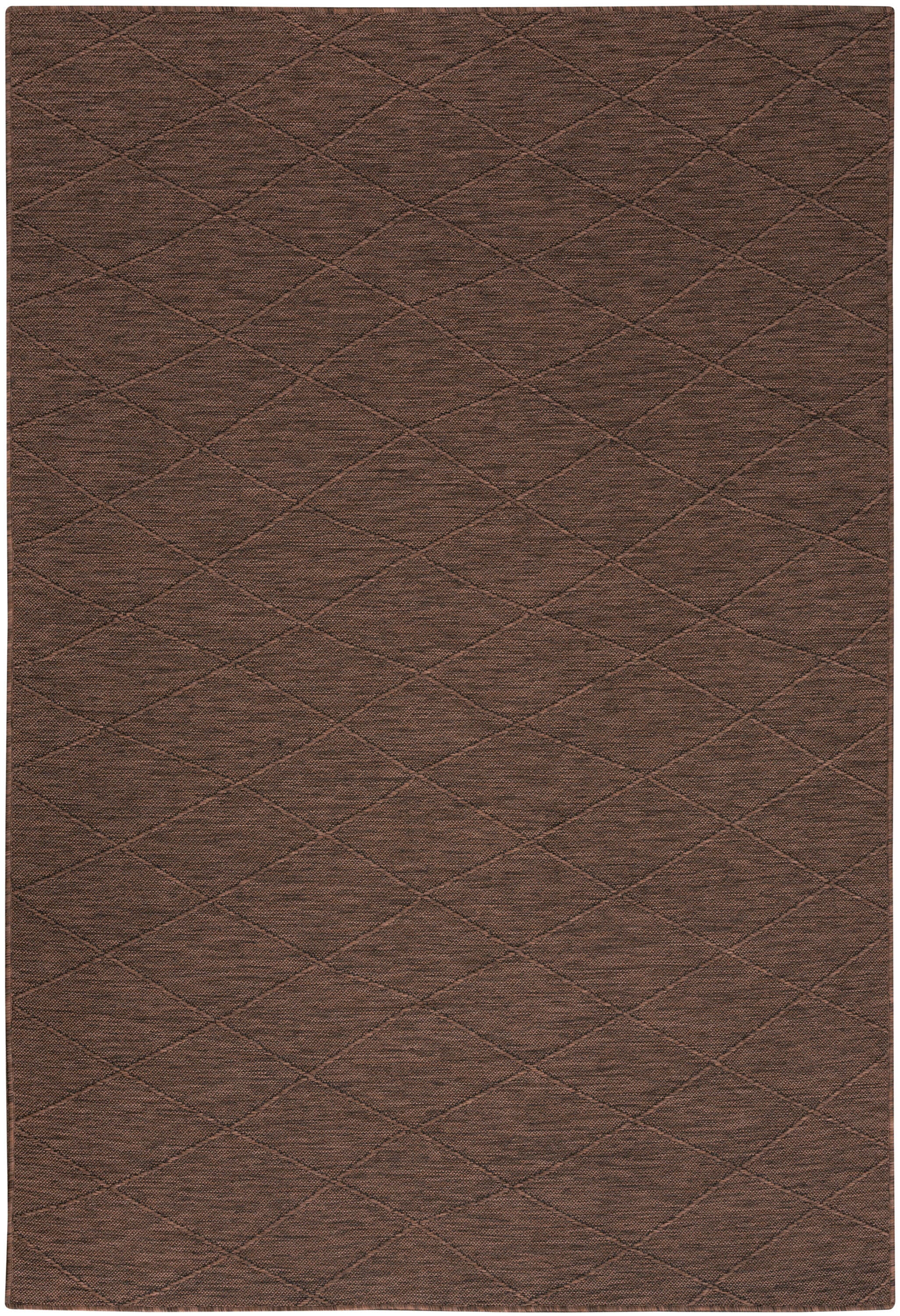 Nourison Home Washable Solutions 6' x 9' Indoor/Outdoor Rug, Mocha, large