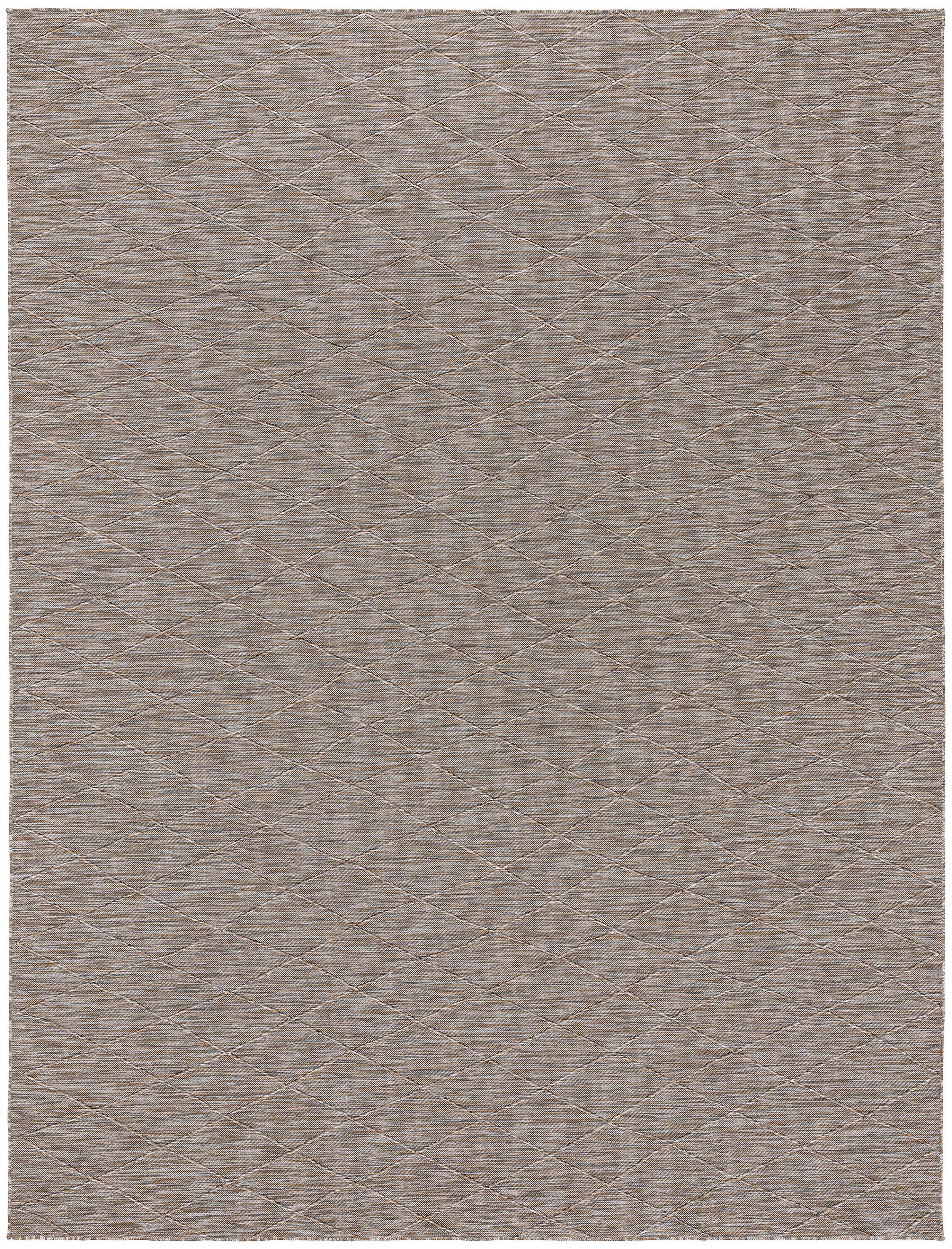 Nourison Home Washable Solutions 9' x 12' Indoor/Outdoor Rug, Gray/Mocha, large