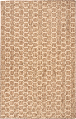 Nourison Home Twist Reversible Indoor/Outdoor 4' x 6' Area Rug, Natural, large