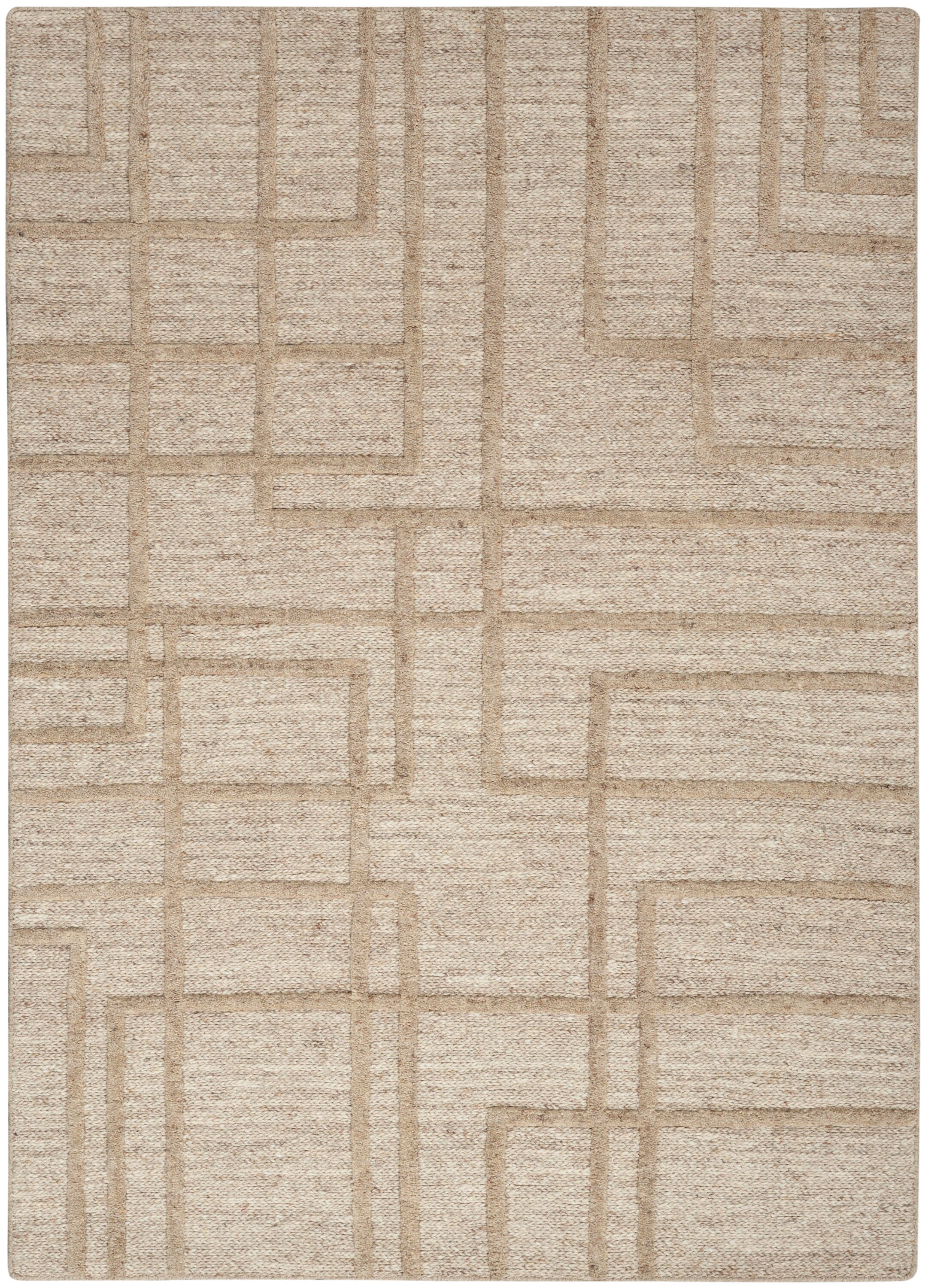Calvin Klein Impressions 7'9" x 9'9" Area Rug, Camel, large