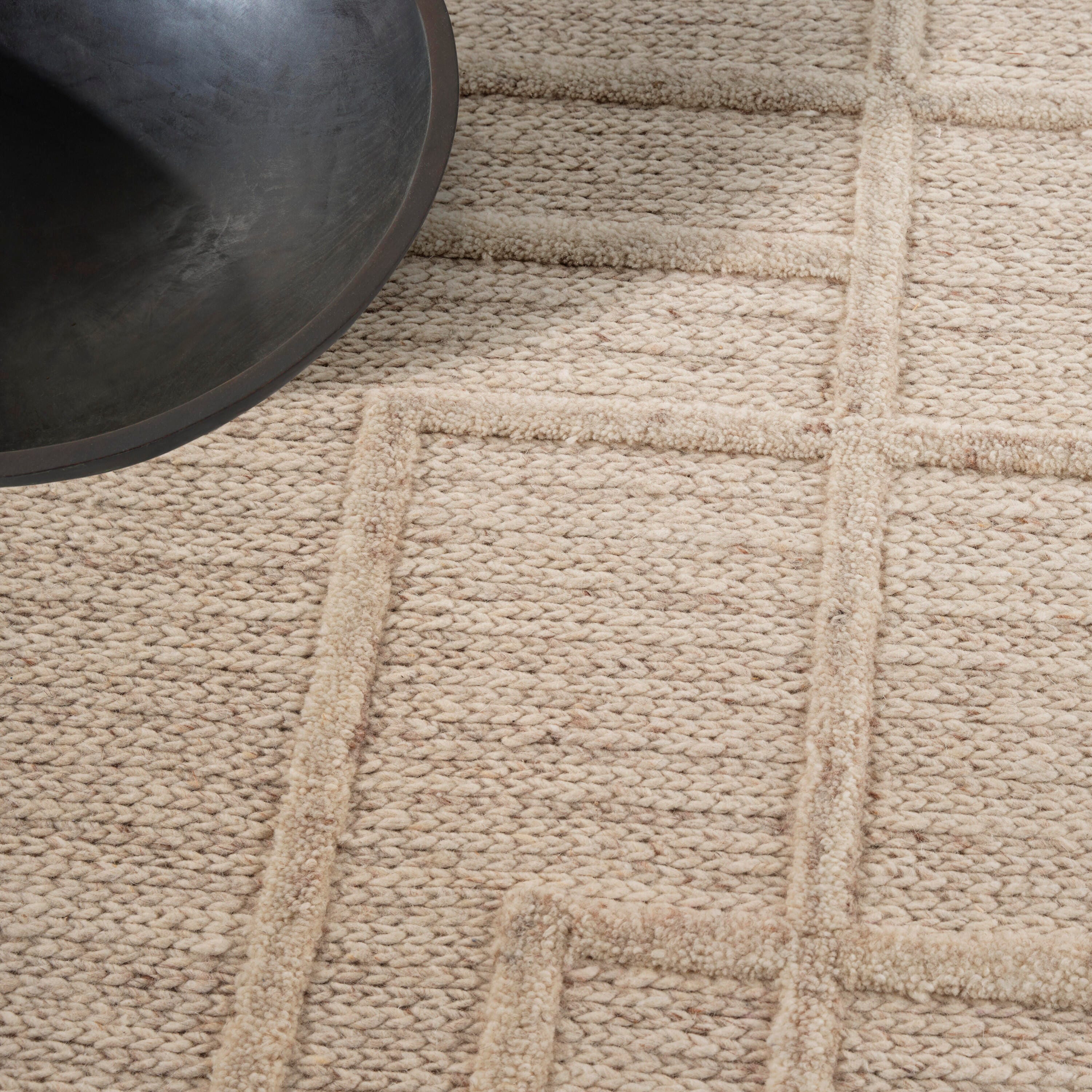 Calvin Klein Impressions 7'9" x 9'9" Area Rug, Camel, large