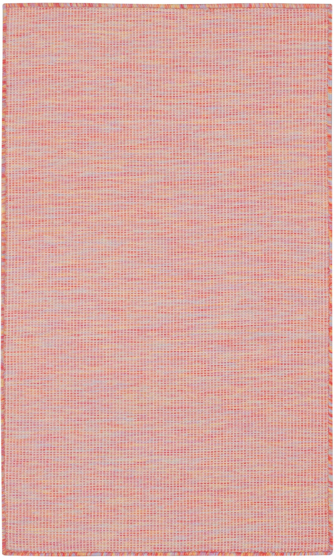 Nourison Home Patio Pop Indoor/Outdoor Solid 3' x 5' Area Rug, Rainbow, large
