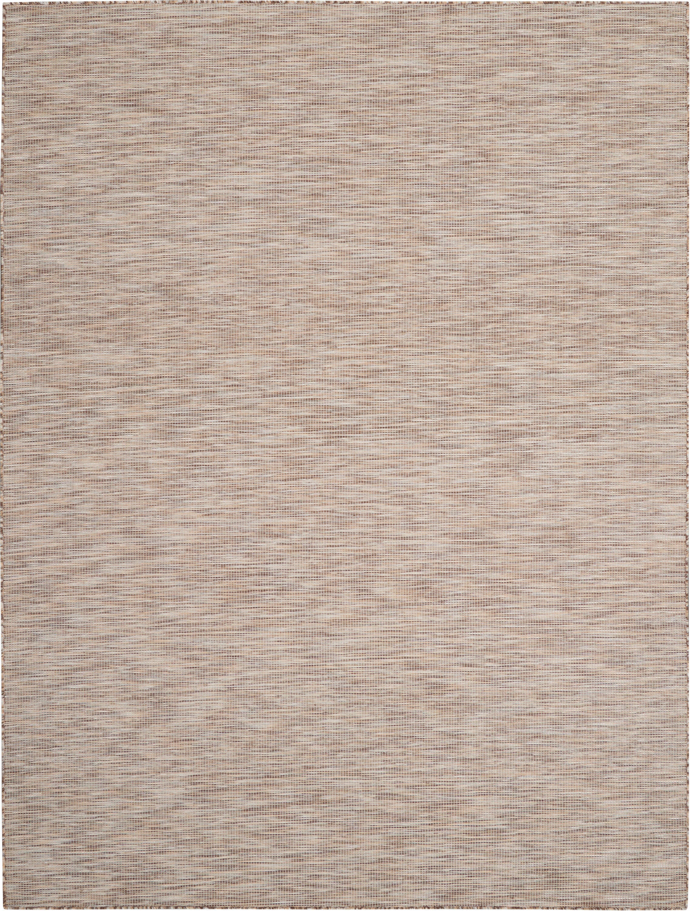 Nourison Home Patio Pop Indoor/Outdoor Solid 10' x 14' Area Rug, Beige, large