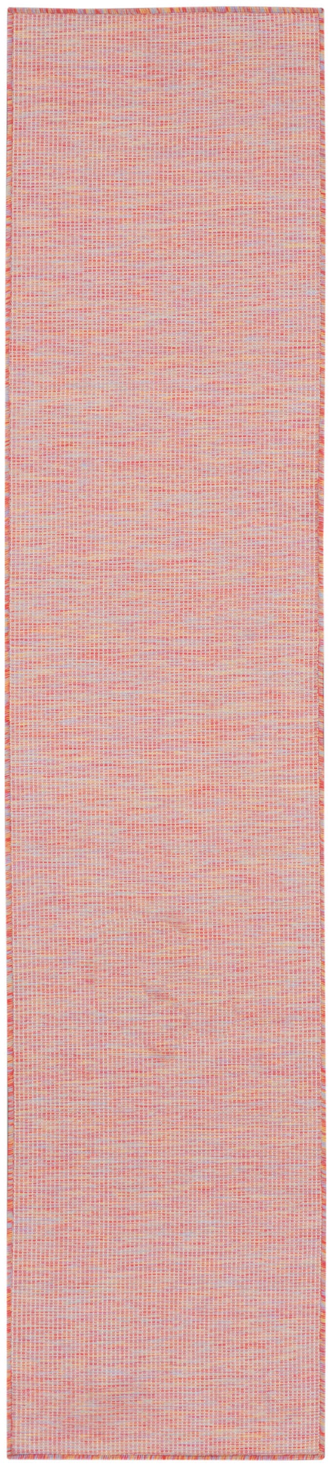 Nourison Home Patio Pop Indoor/Outdoor Solid 2'2" x 10' Runner Rug, Rainbow, large