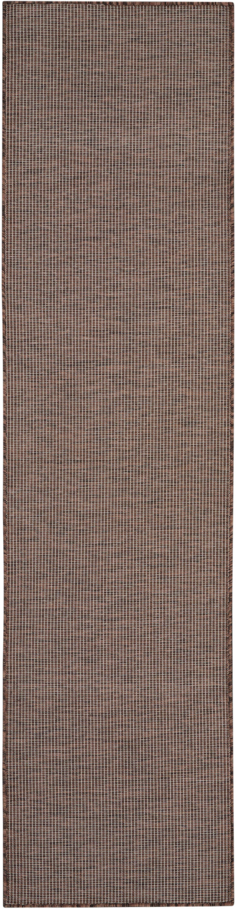Nourison Home Patio Pop Indoor/Outdoor Solid 2' x 6' Area Rug, Natural, large