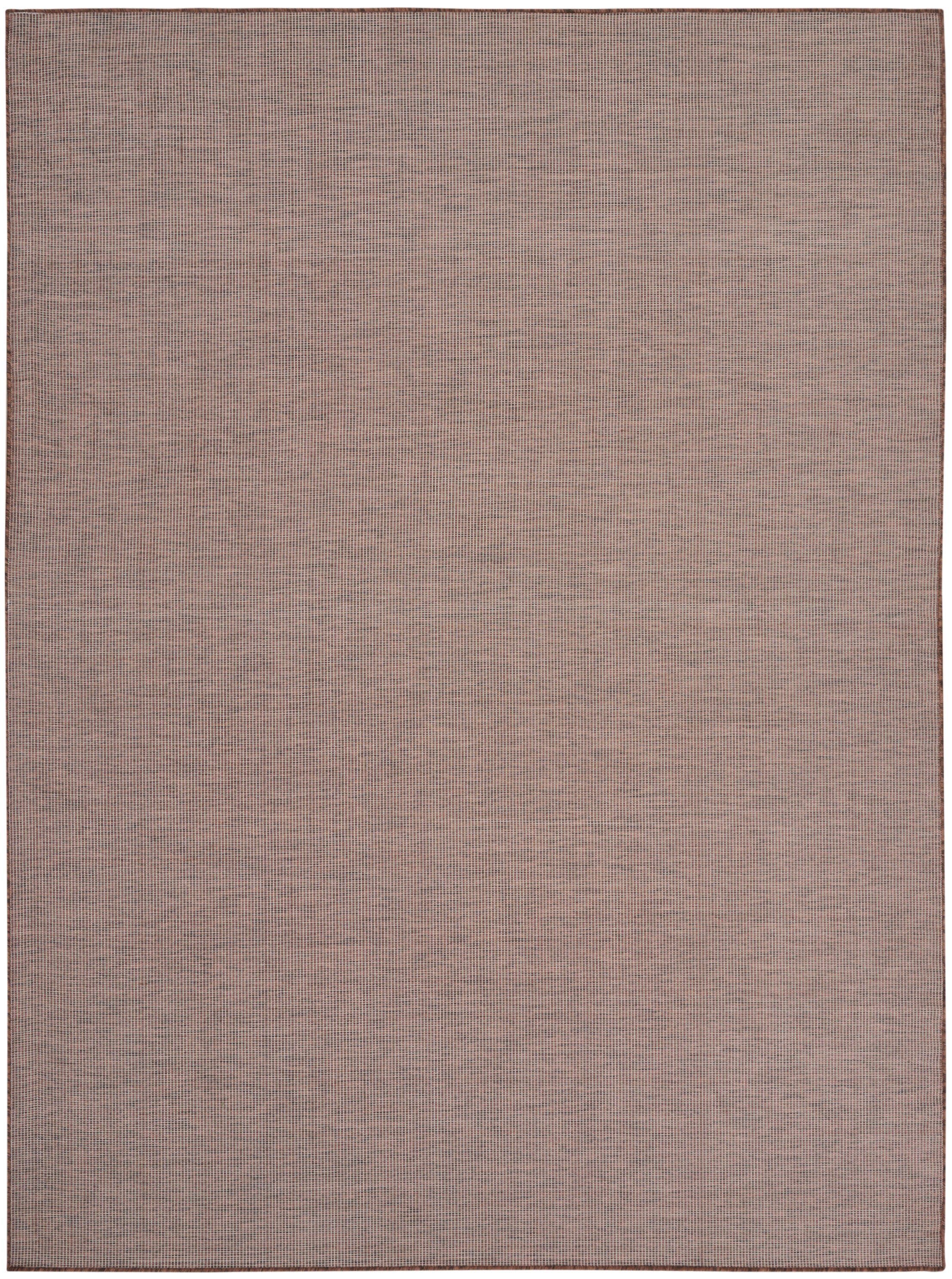 Nourison Home Patio Pop Indoor/Outdoor Solid 9' x 12' Area Rug, Natural, large