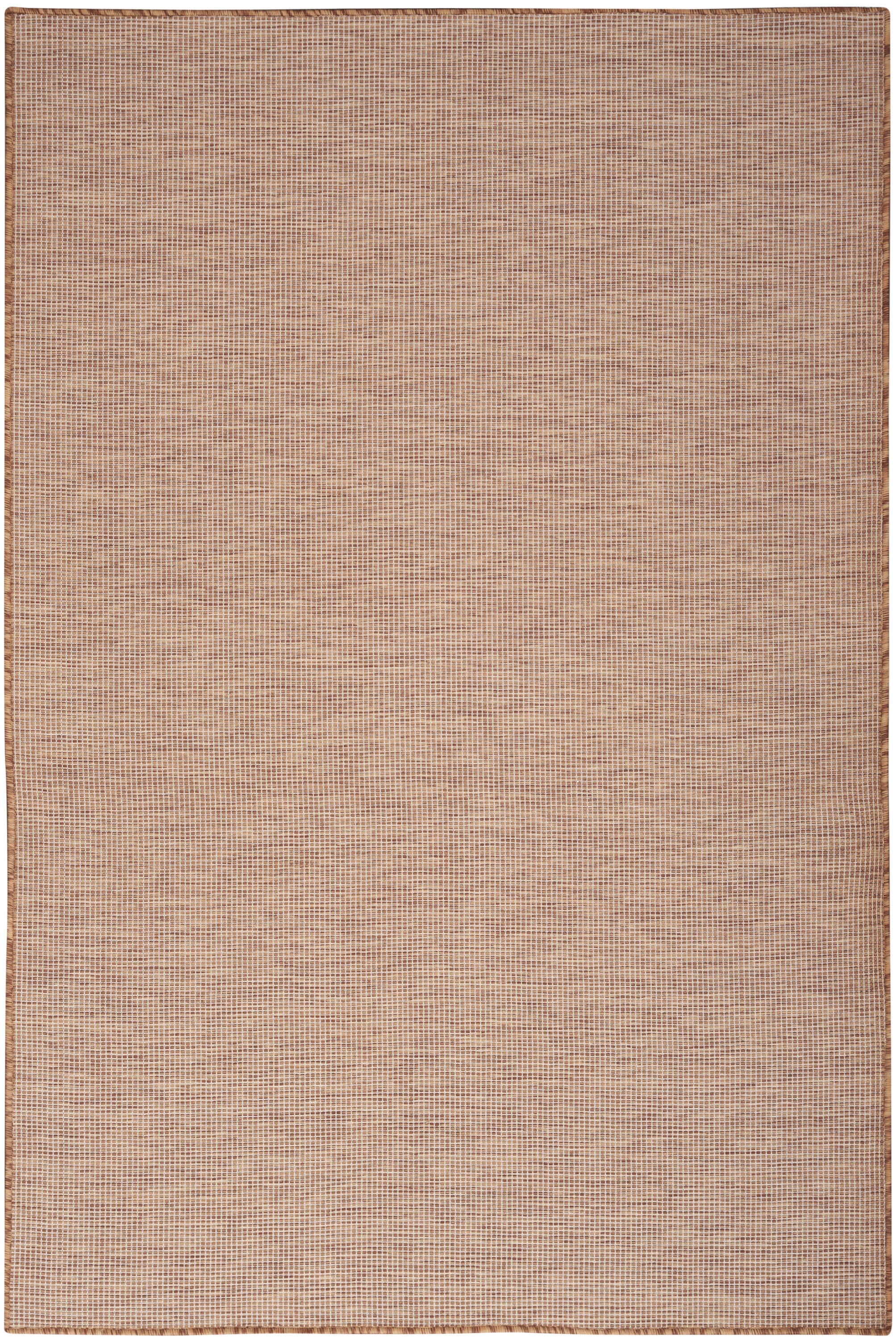 Nourison Home Patio Pop Indoor/Outdoor Solid 5' x 7' Area Rug, Jute, large
