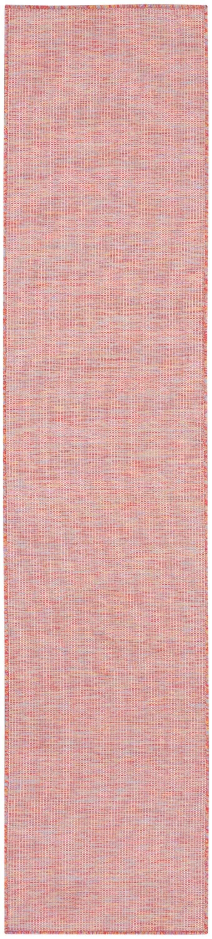 Nourison Home Patio Pop Indoor/Outdoor Solid 2' x 6' Area Rug, Rainbow, large