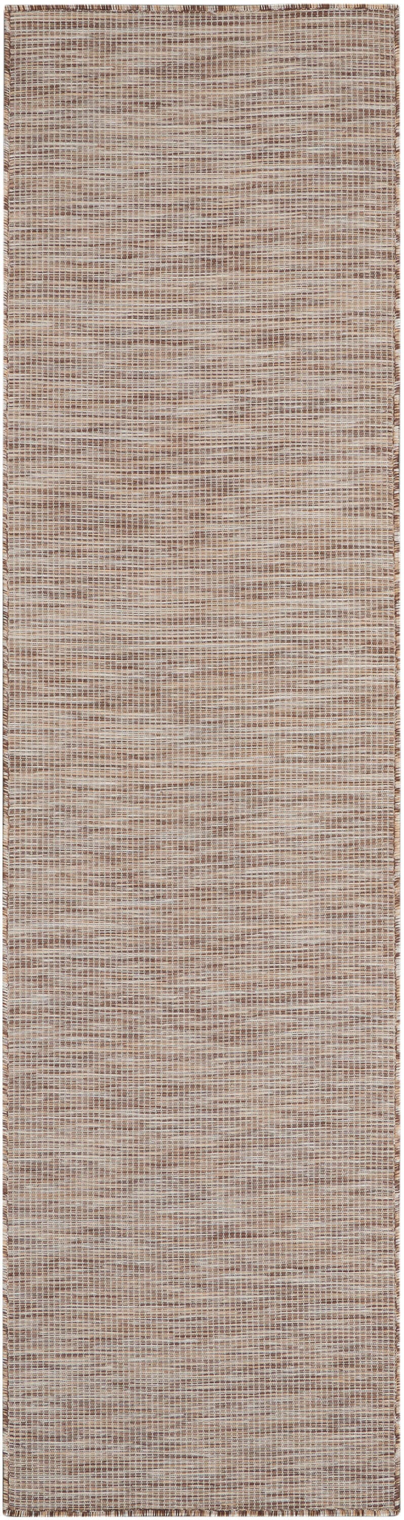 Nourison Home Patio Pop Indoor/Outdoor Solid 2'2" x 8' Runner Rug, Beige, large