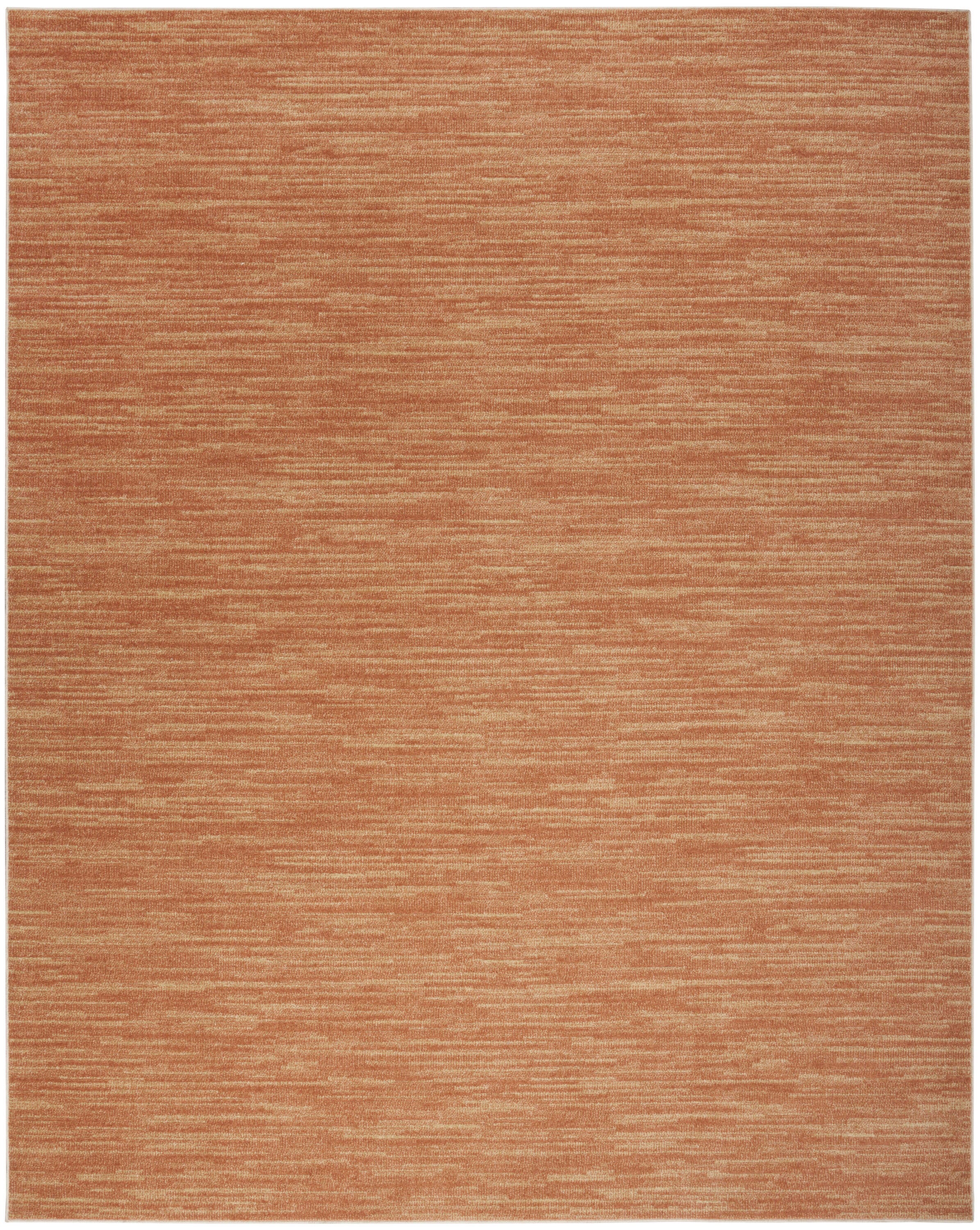 Nourison Home Outdoor Essentials 10' x 14'  Area Rug, Rust, large