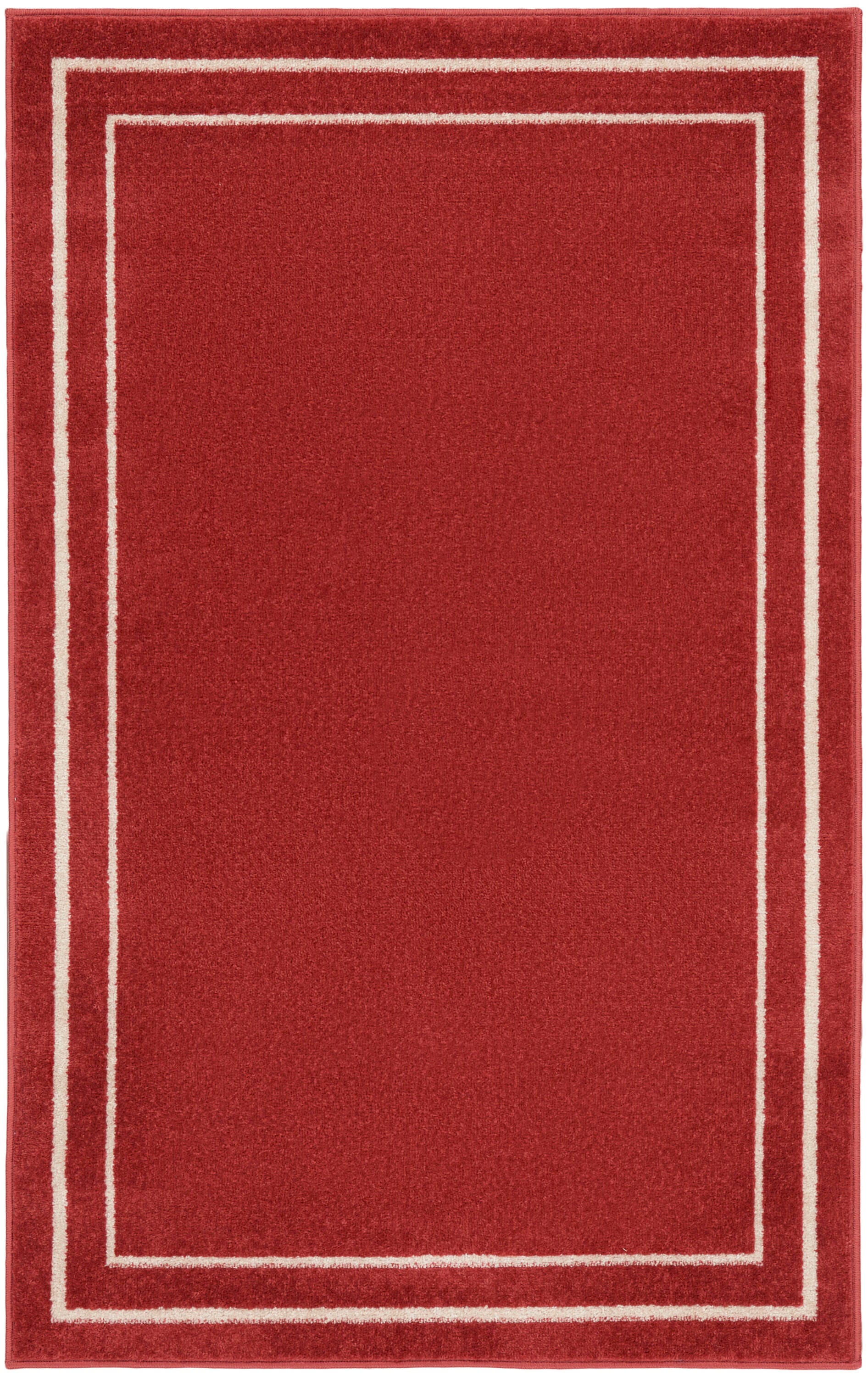 Nourison Home Outdoor Essentials 2' x 4' Area Rug, Brick/Ivory, large
