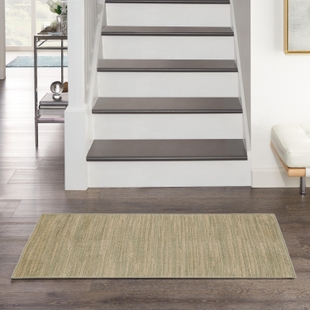 Nourison Home Outdoor Essentials 2' x 4' Area Rug, Green/Gold, rollover