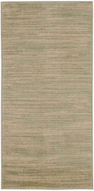 Nourison Home Outdoor Essentials 2' x 4' Area Rug, Green/Gold, large