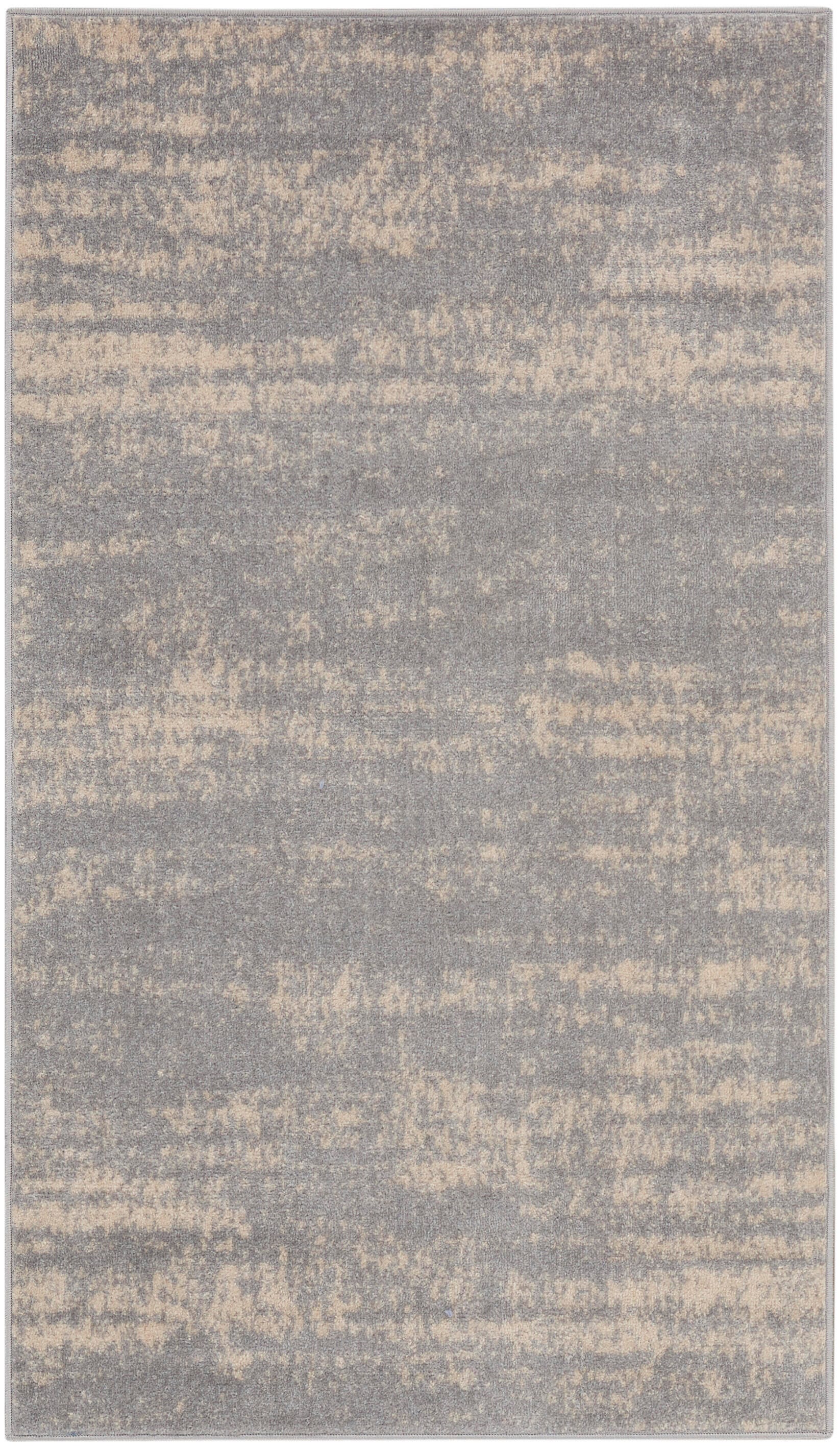 Nourison Home Outdoor Essentials 2' x 4' Area Rug, Gray/Beige, large