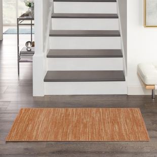 Nourison Home Outdoor Essentials 2' x 4' Area Rug, Rust, rollover