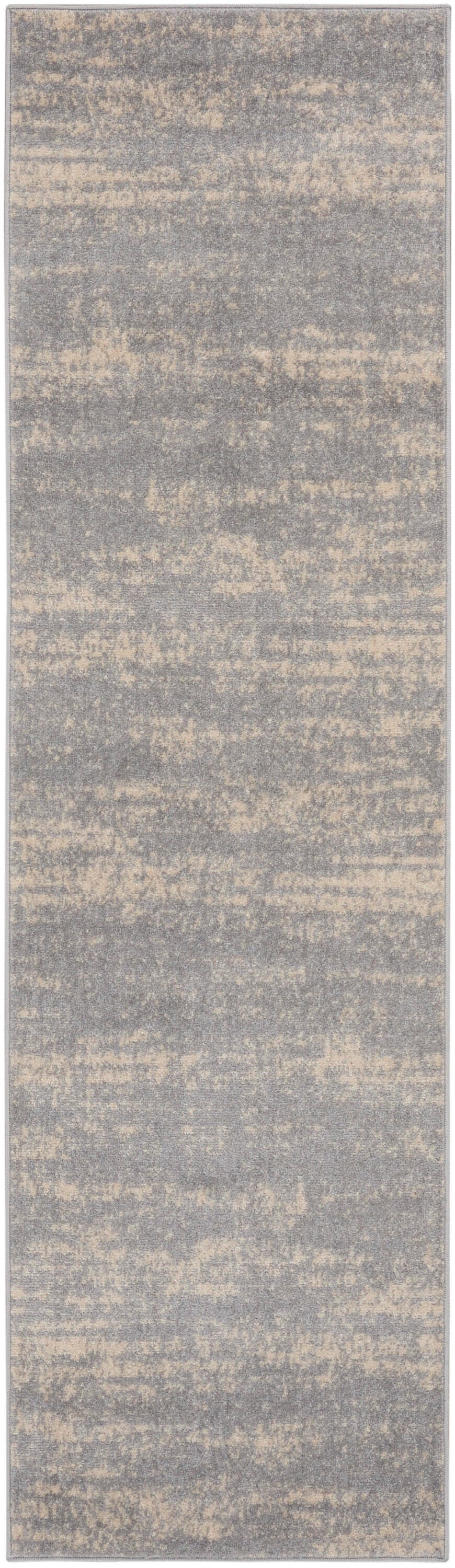 Nourison Home Outdoor Essentials 2' x 6' Area Rug, Gray/Beige, large