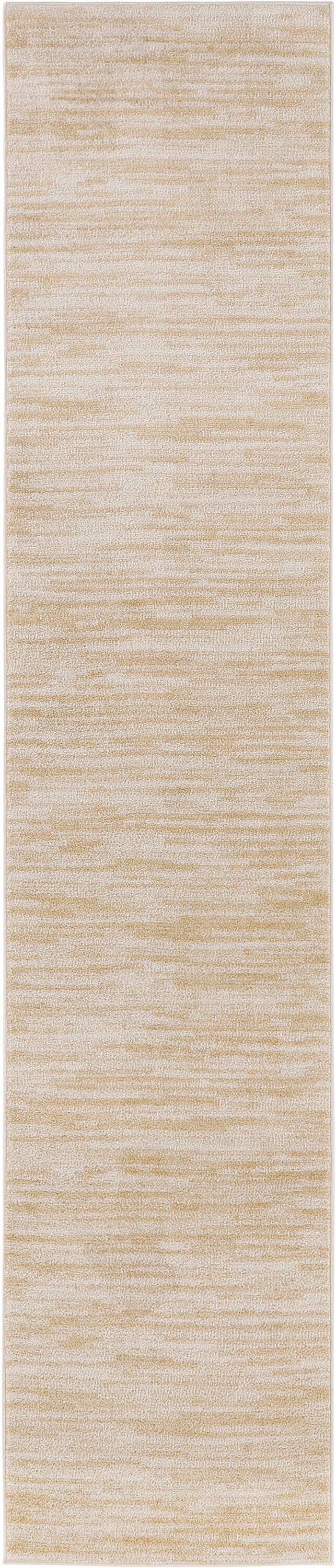 Nourison Home Outdoor Essentials 2' x 10' Runner Rug, Ivory/Gold, large