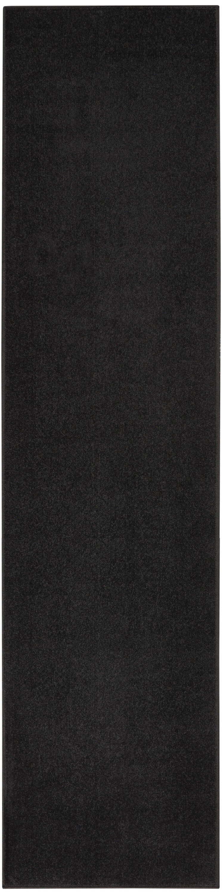 Nourison Home Outdoor Essentials 2' x 12' Runner Rug, Black, large