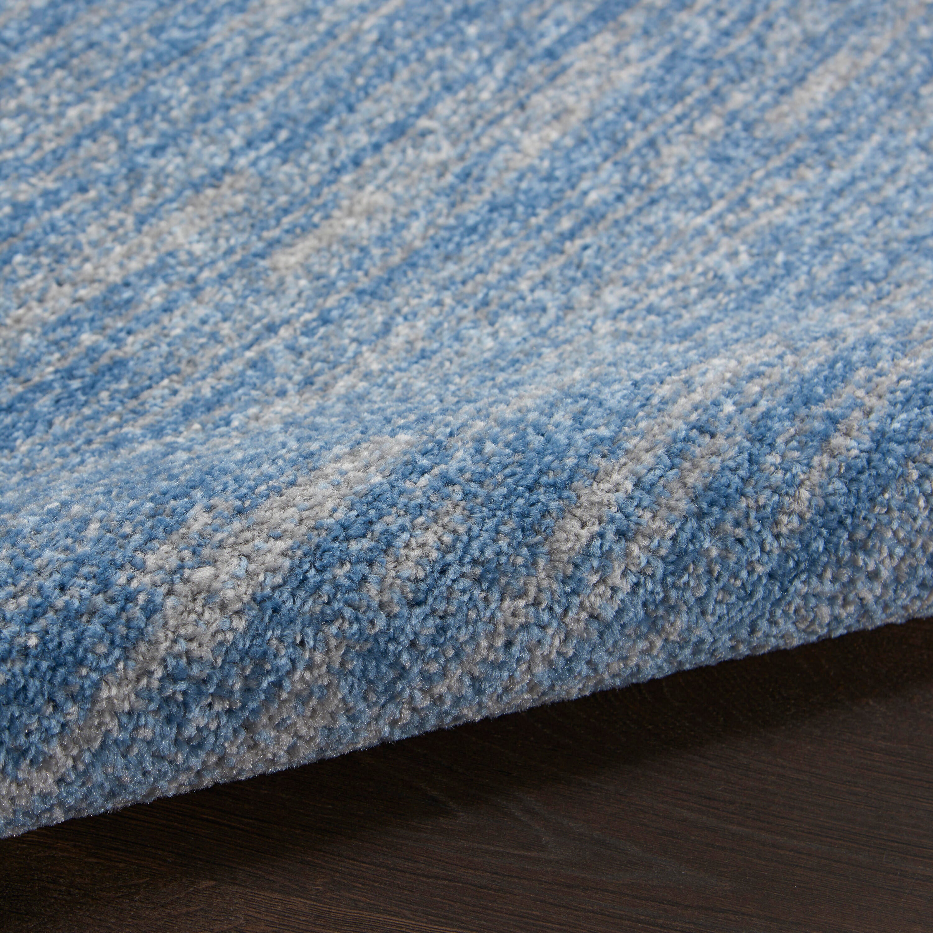 Nourison Home Outdoor Essentials 2' x 12' Runner Rug, Blue/Gray, large