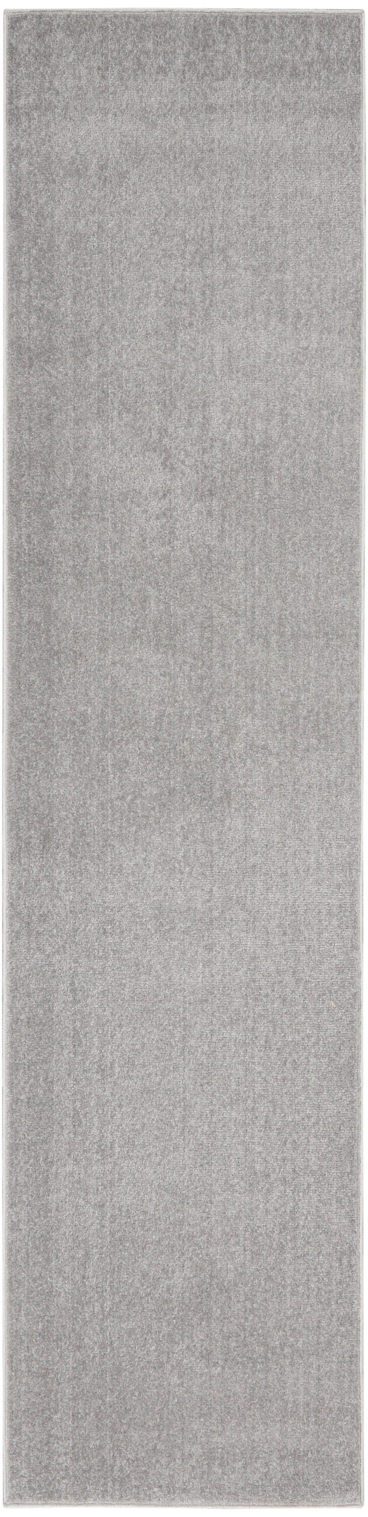 Nourison Home Outdoor Essentials 2' x 12' Runner Rug, Silver/Gray, large