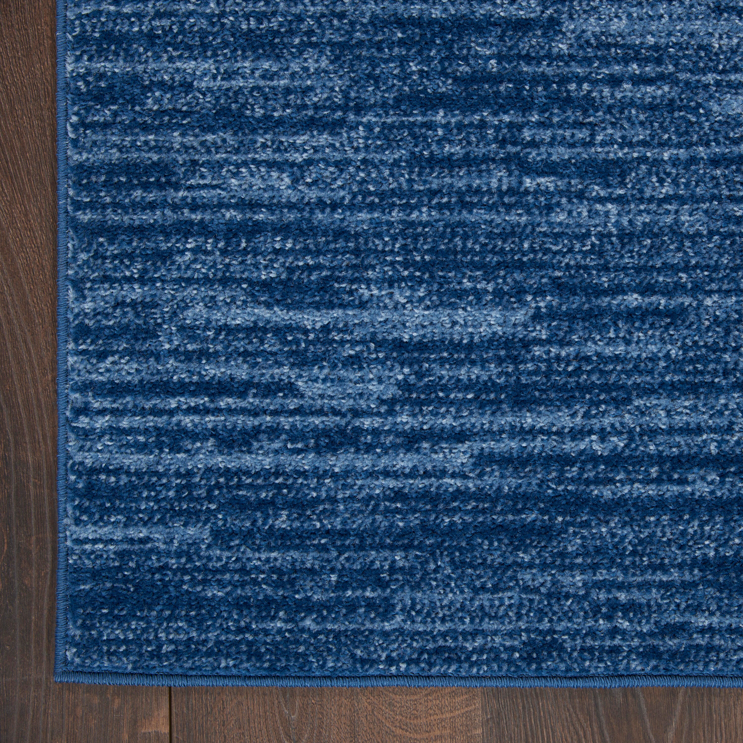 Nourison Home Outdoor Essentials 2' x 14' Runner Rug, Navy Blue, large
