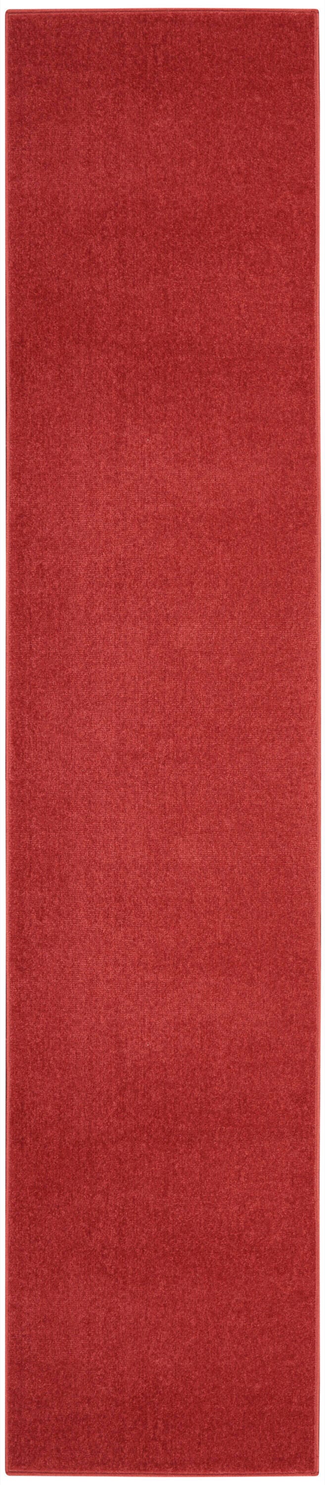 Nourison Home Outdoor Essentials 2' x 16' Runner Rug, Brick Red, large