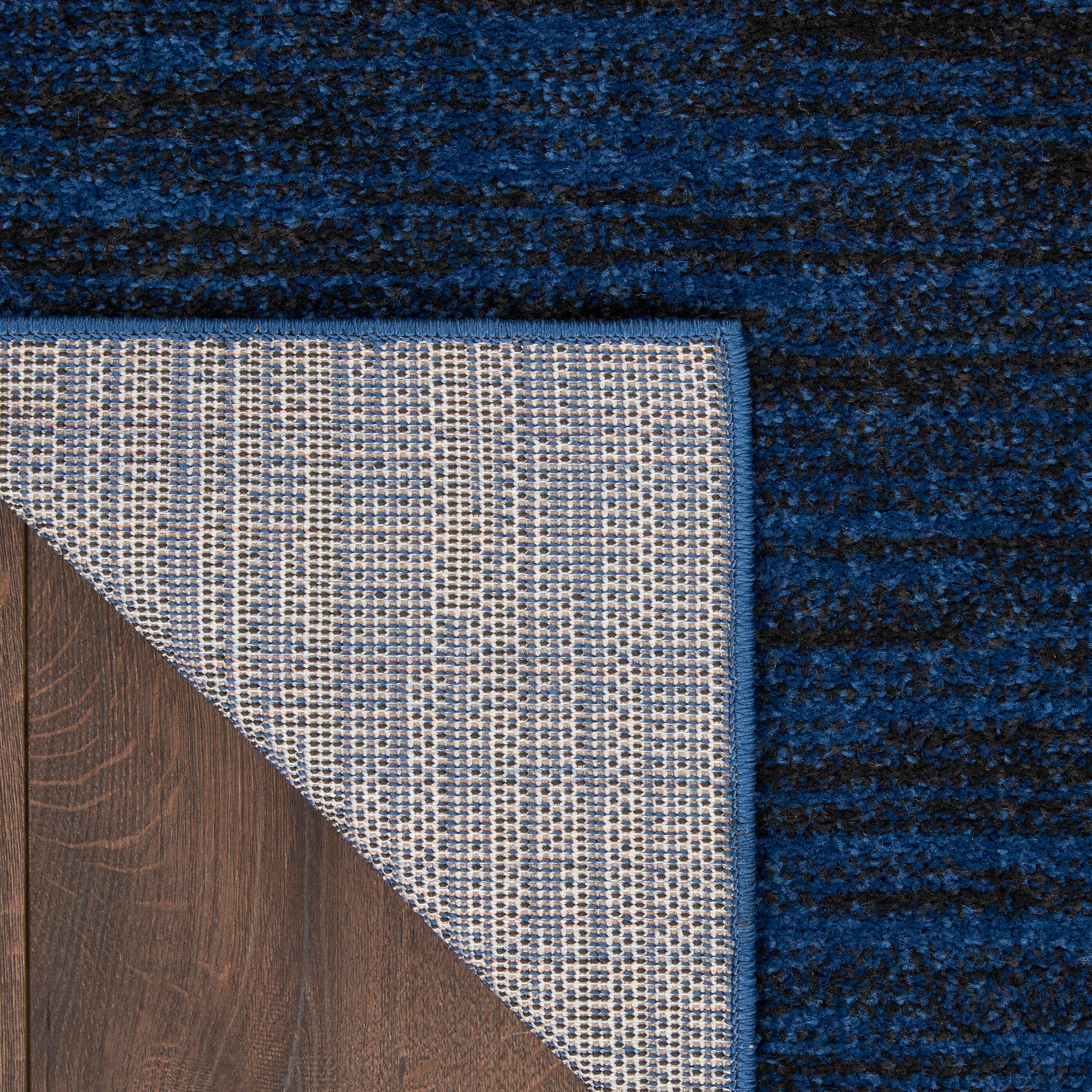 Nourison Home Outdoor Essentials 2' x 16' Runner Rug, Midnight Blue, large