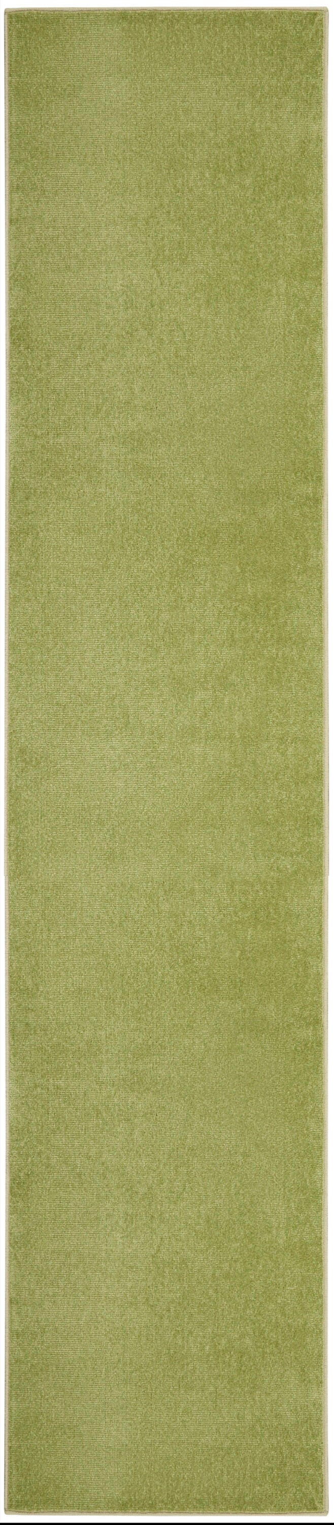 Nourison Home Outdoor Essentials 2' x 18' Runner Rug, Green, large