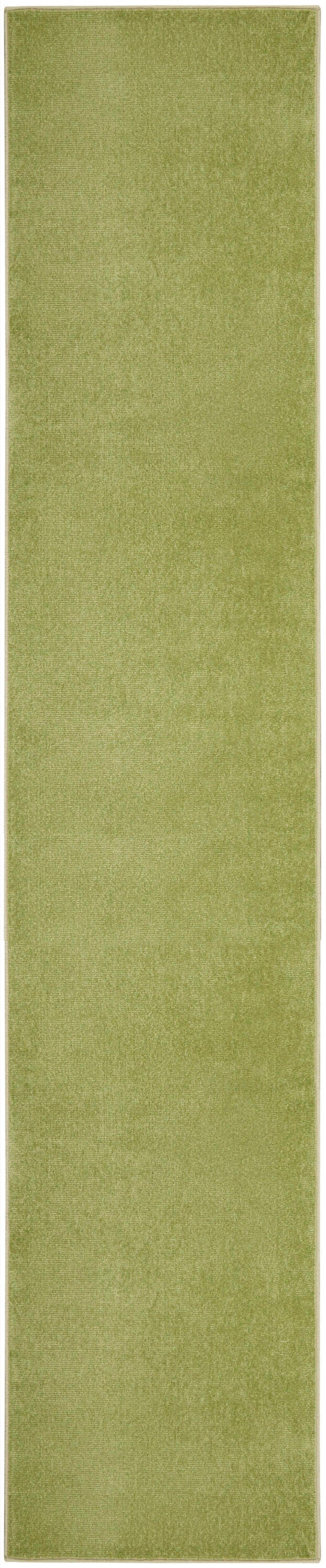Nourison Home Outdoor Essentials 2' x 20' Runner Rug, Green, large