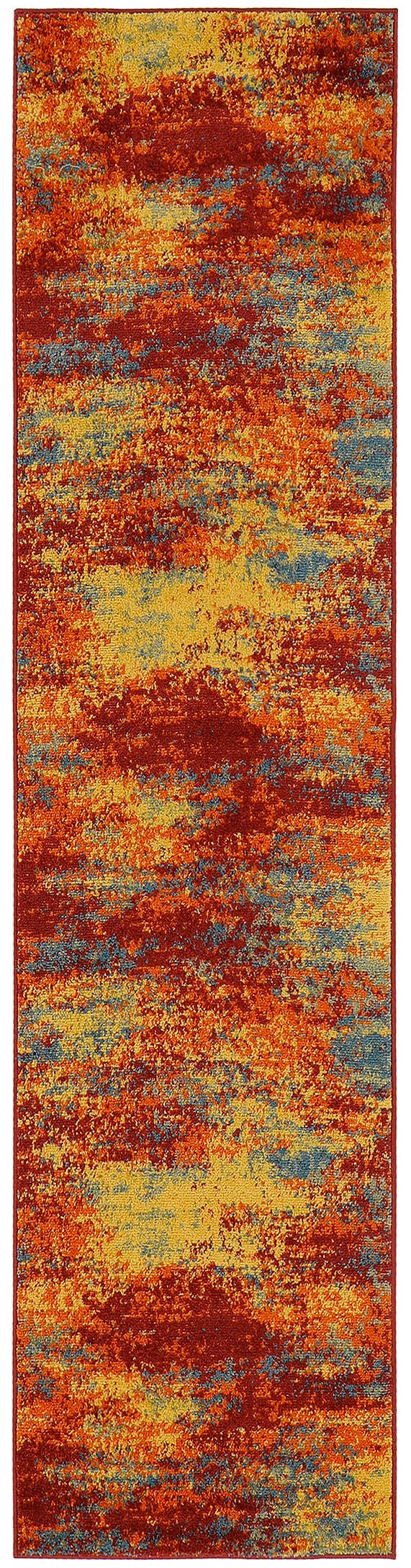 Nourison Home Outdoor Essentials 2' x 8' Runner Rug, Flame, large