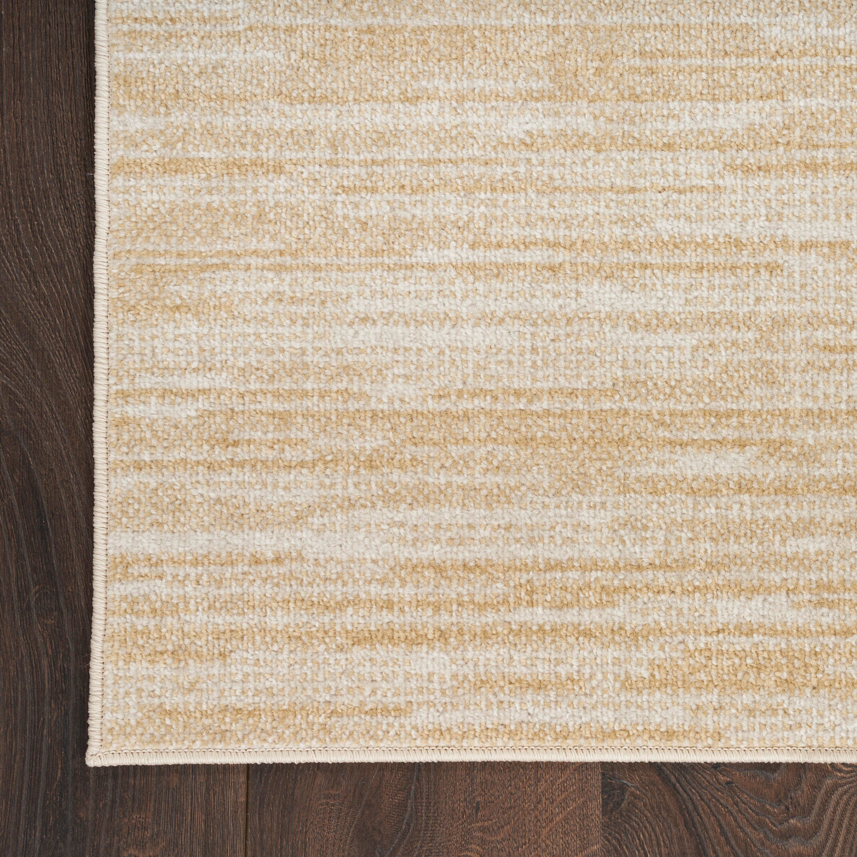 Nourison Home Outdoor Essentials 3' x 5' Area Rug, Ivory/Gold, large