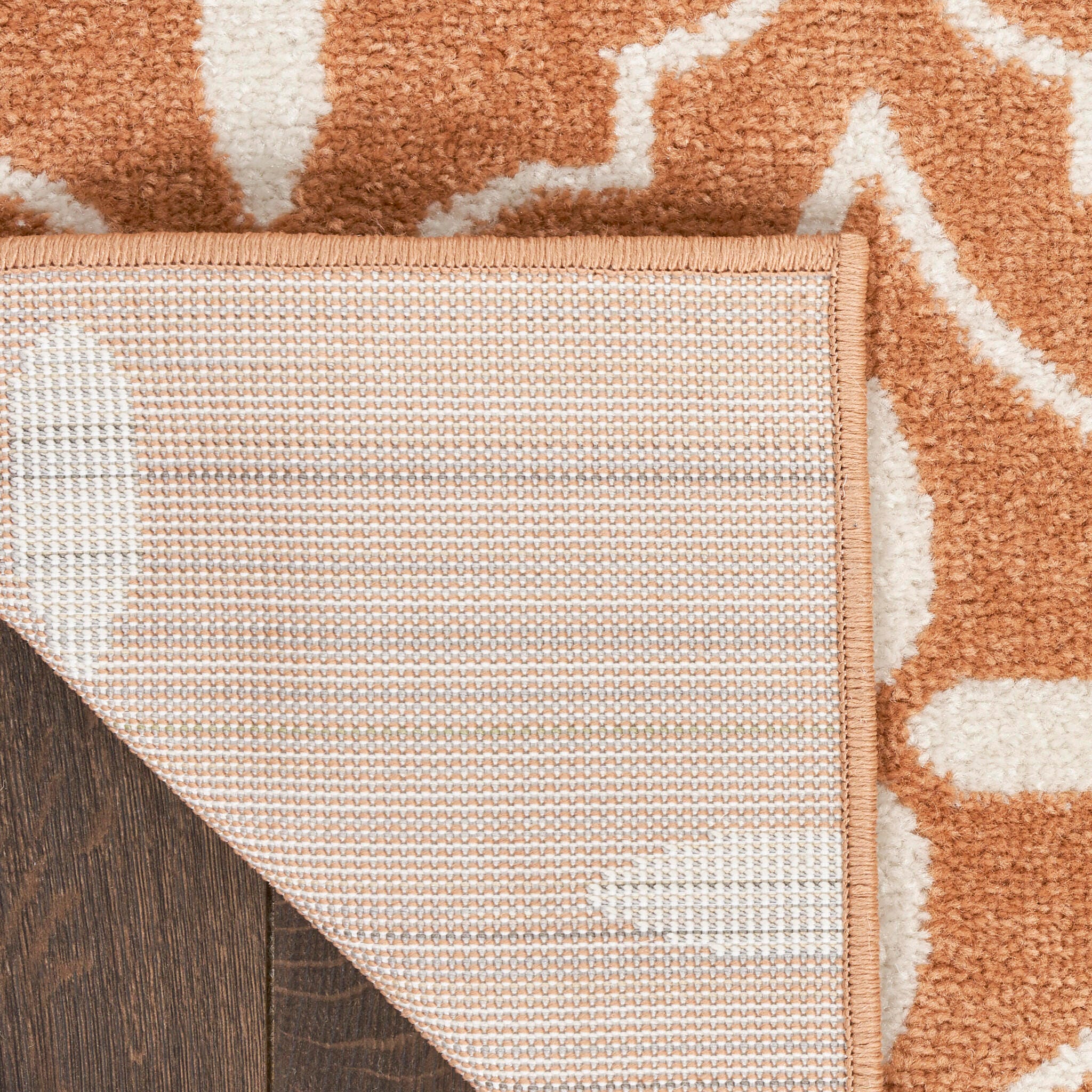 Nourison Home Outdoor Essentials 4' x 6' Area Rug, Copper, large