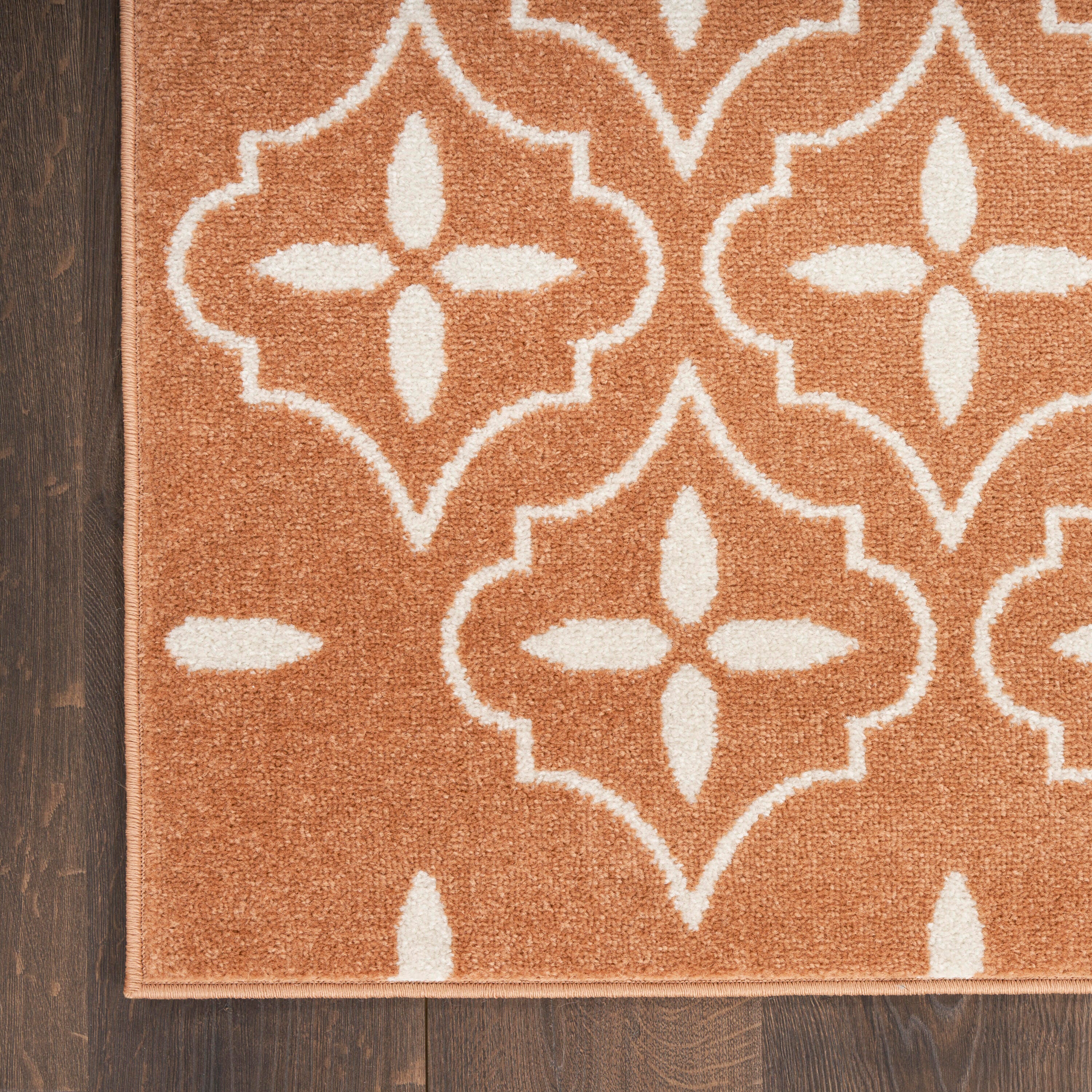 Nourison Home Outdoor Essentials 4' x 6' Area Rug, Copper, large
