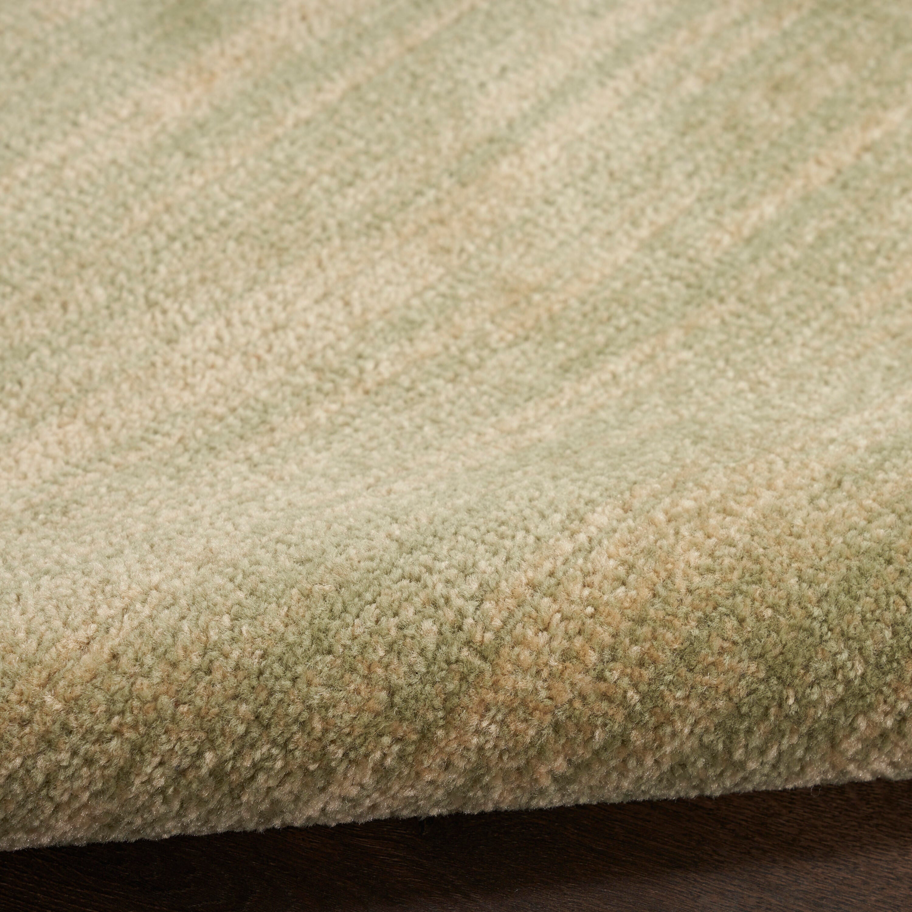 Nourison Home Outdoor Essentials 5' x Square Area Rug, Green/Gold, large