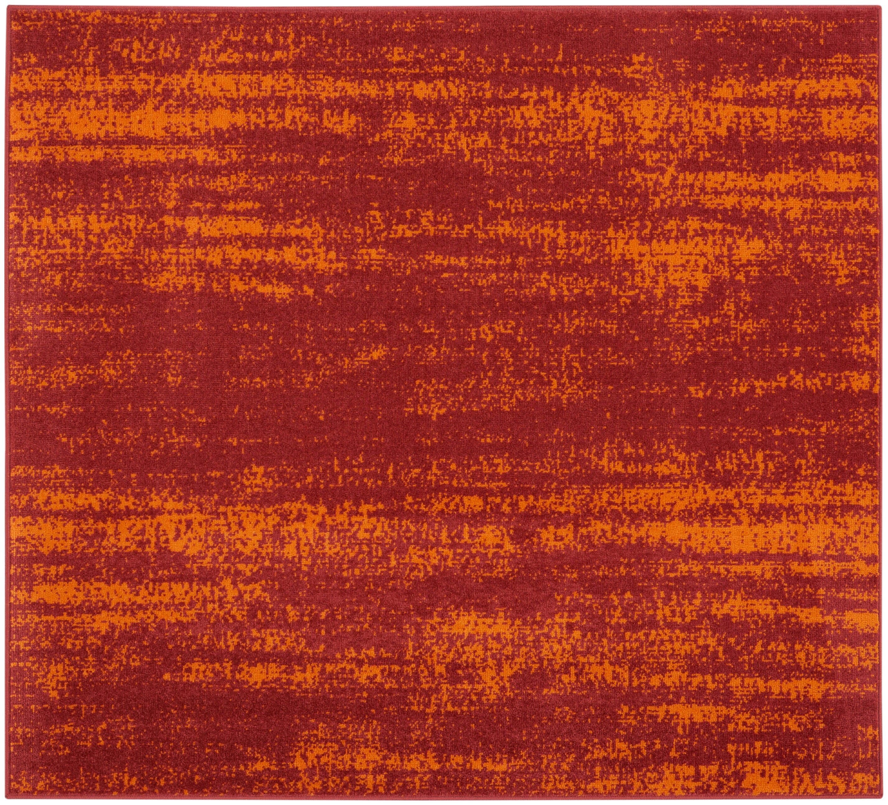 Nourison Home Outdoor Essentials 5' x Square Area Rug, Red, large