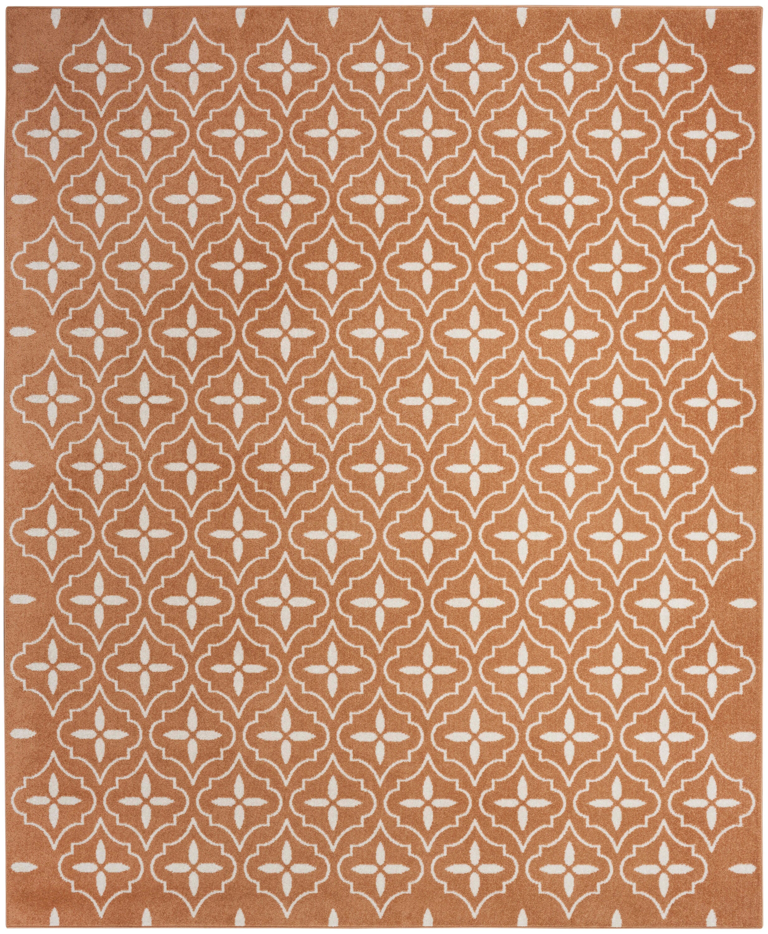 Nourison Home Outdoor Essentials 6' x 9' Area Rug, Copper, large