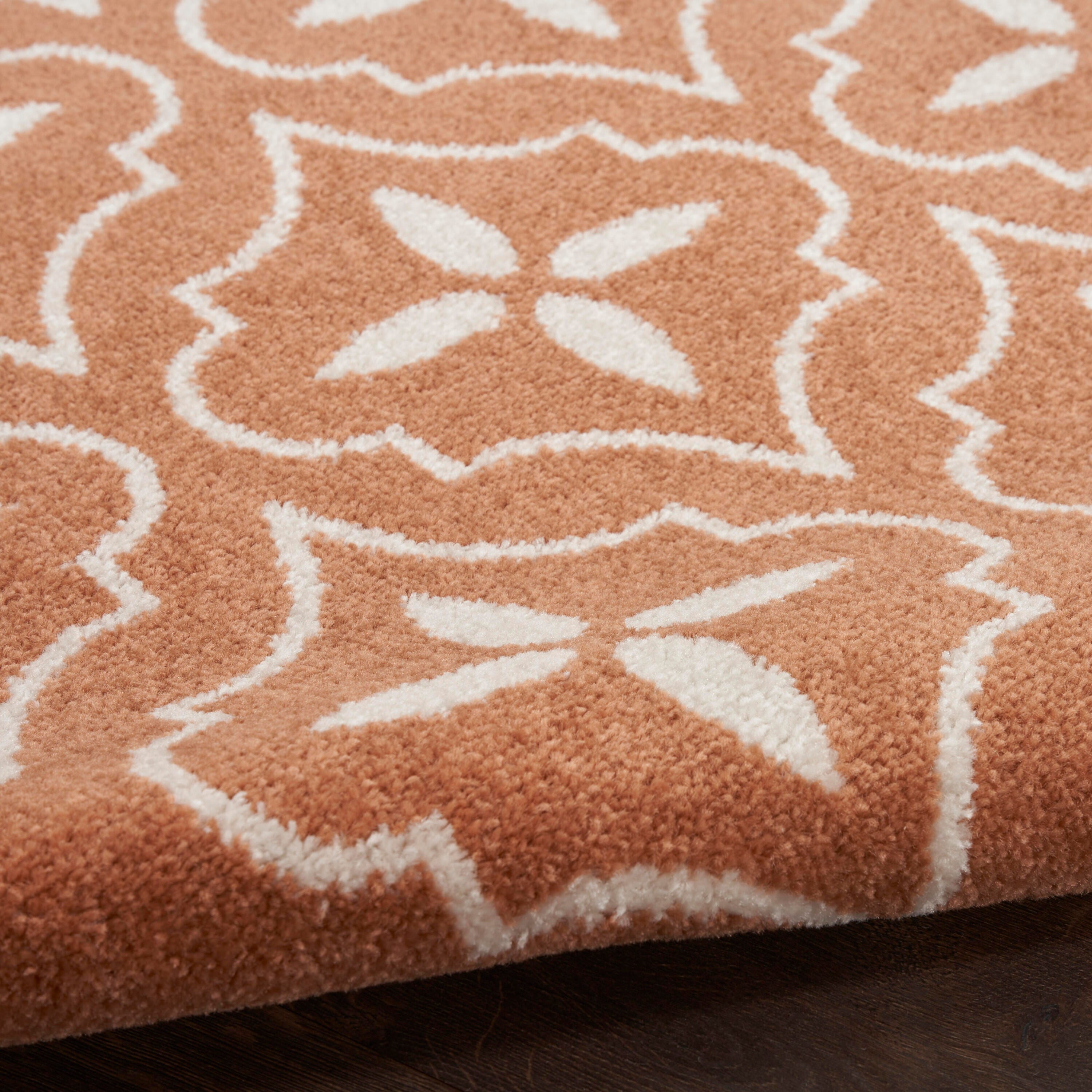 Nourison Home Outdoor Essentials 6' x 9' Area Rug, Copper, large