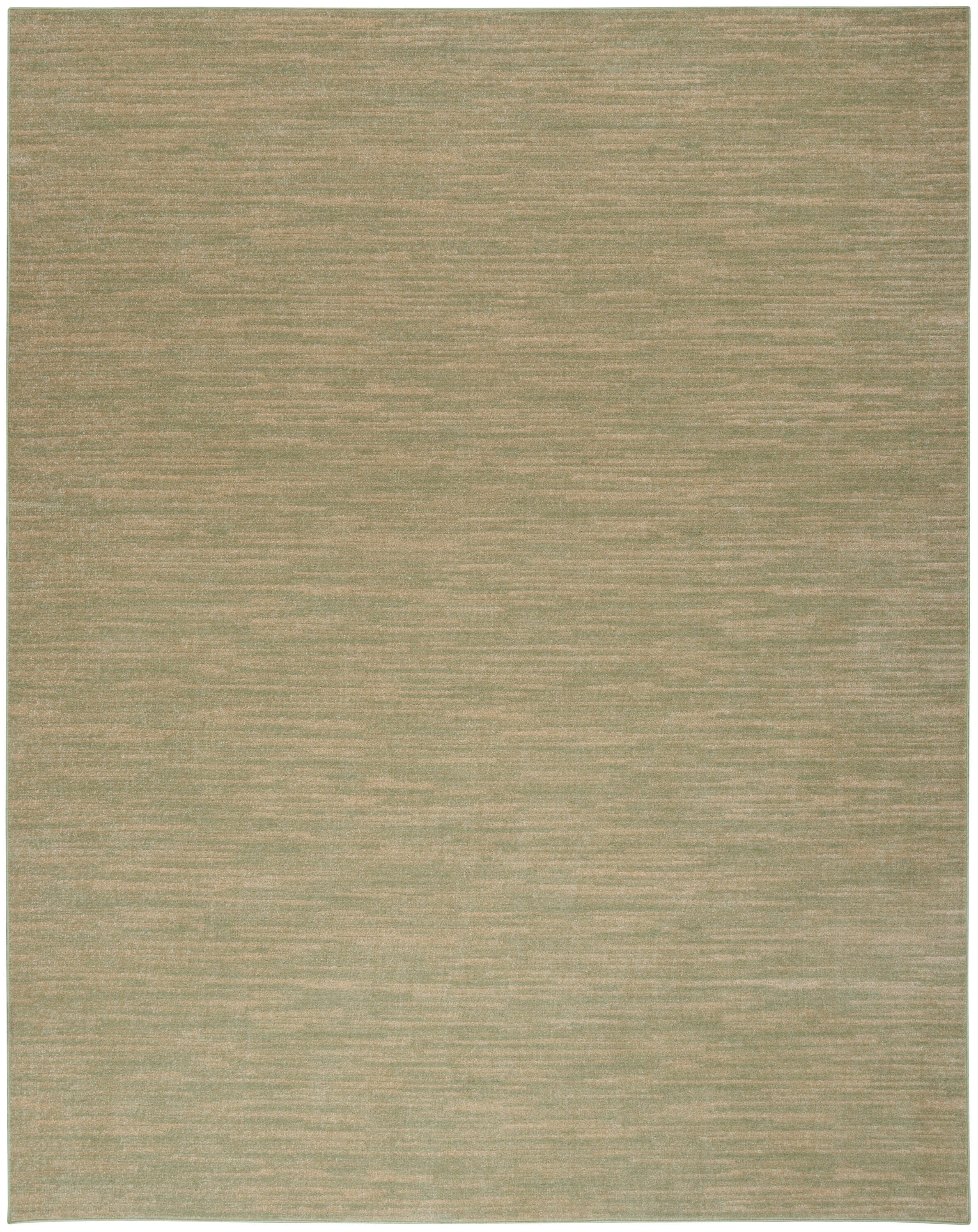 Nourison Home Outdoor Essentials 6' x 9' Area Rug, Green/Gold, large