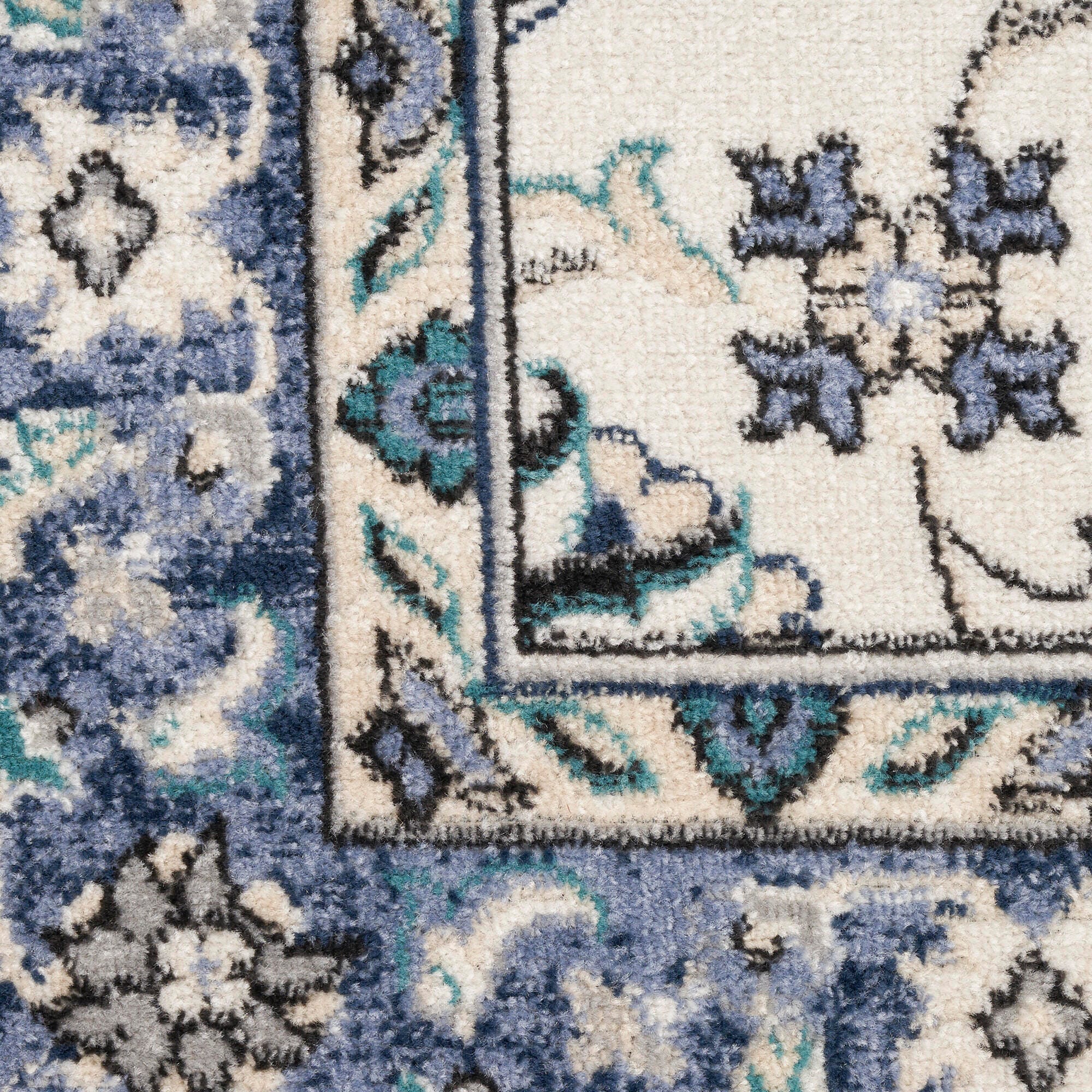 Swatch color Ivory/Blue 