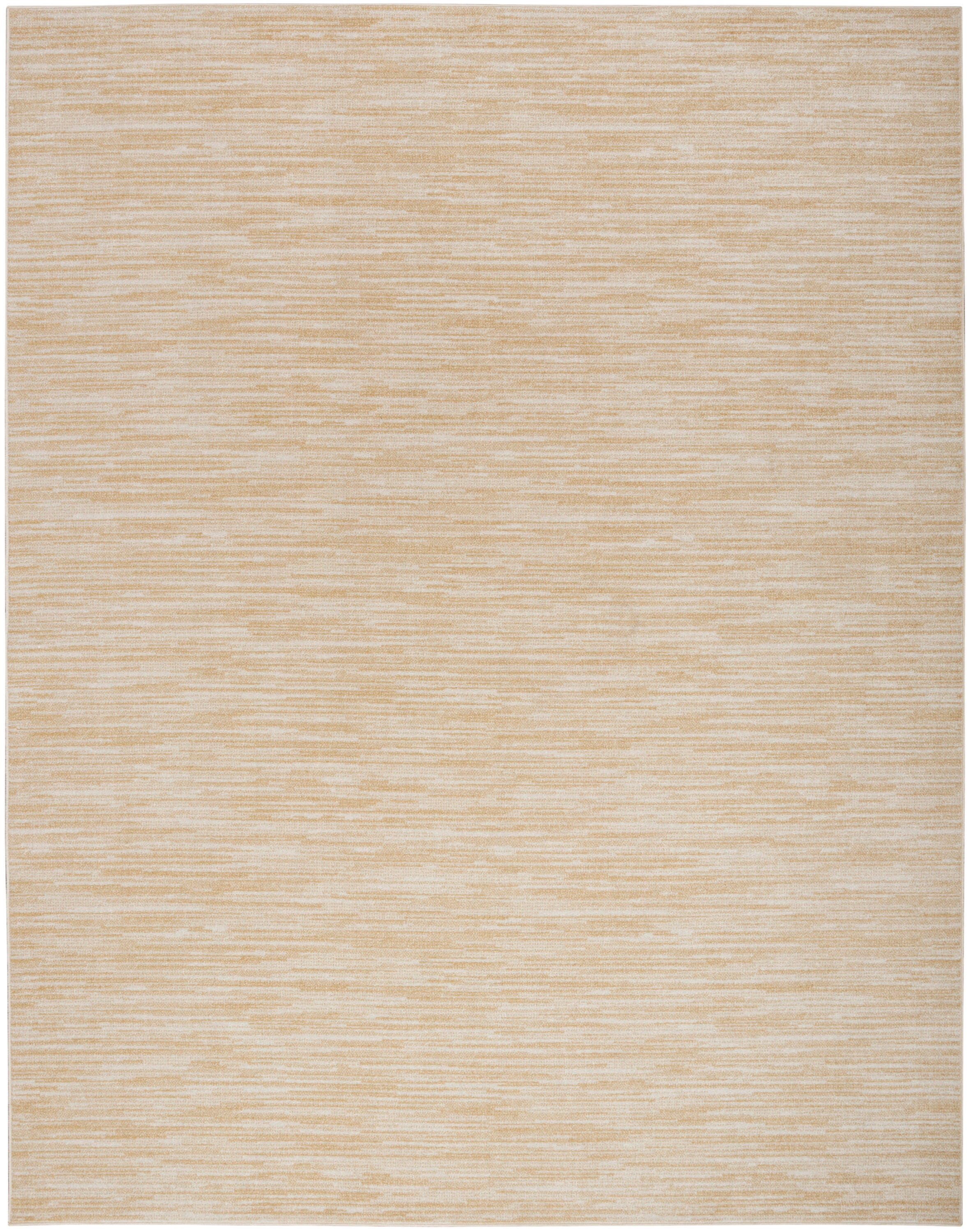 Nourison Home Outdoor Essentials 6' x 9' Area Rug, Ivory/Gold, large