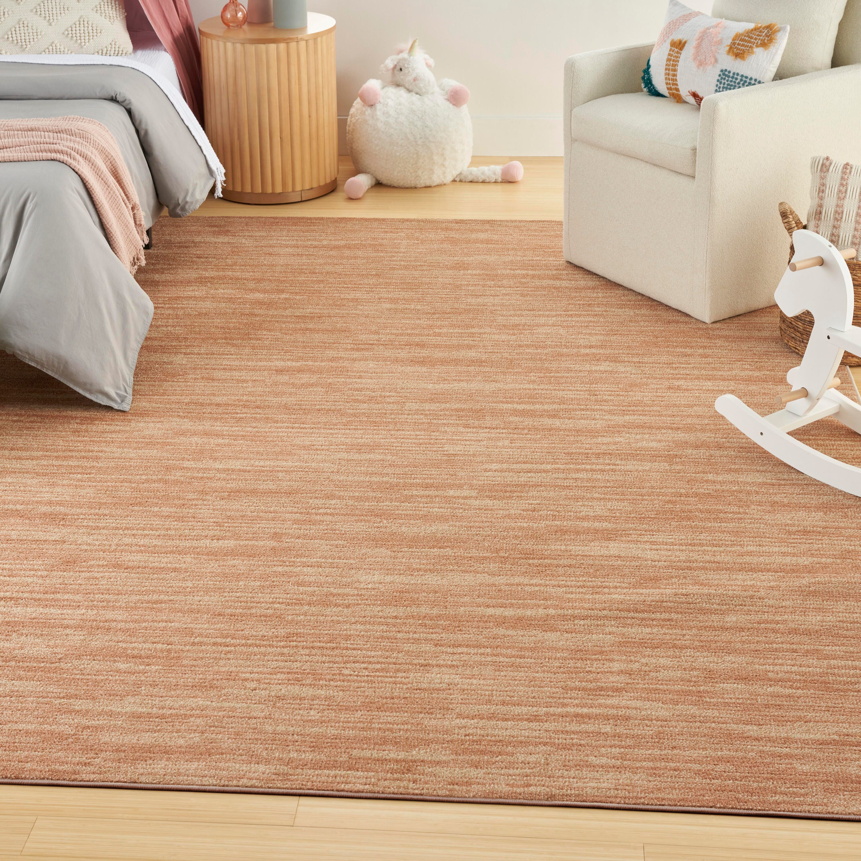 Nourison Home Outdoor Essentials 6' x 9' Area Rug, Rust, large