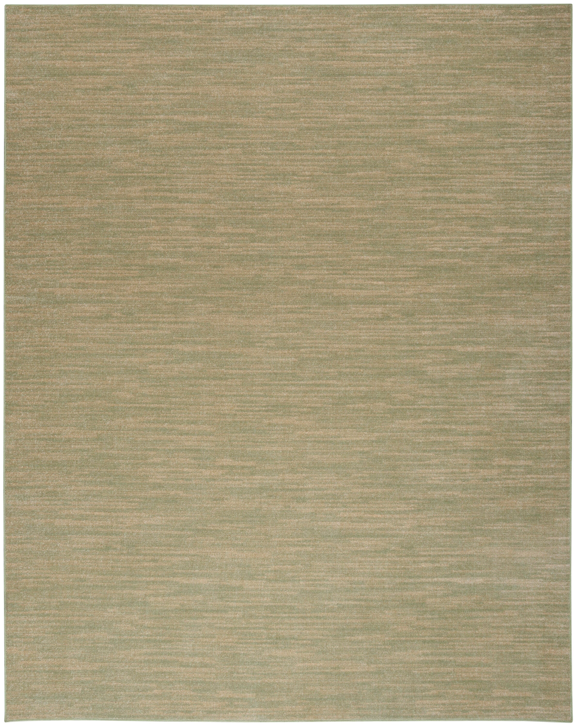 Nourison Home Outdoor Essentials 7' x 10' Area Rug, Green/Gold, large