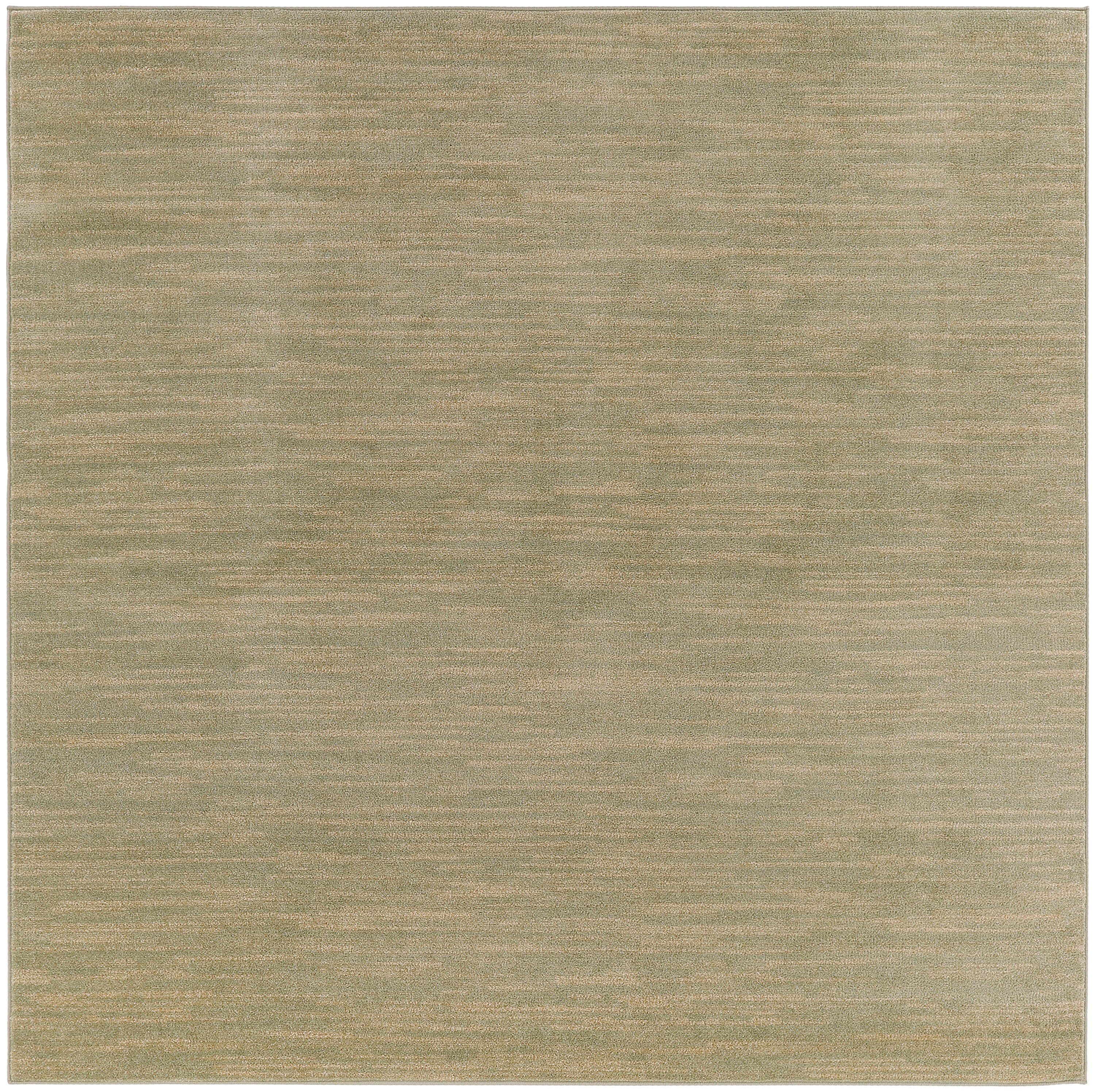 Nourison Home Outdoor Essentials 7' x Square Area Rug, Green/Gold, large