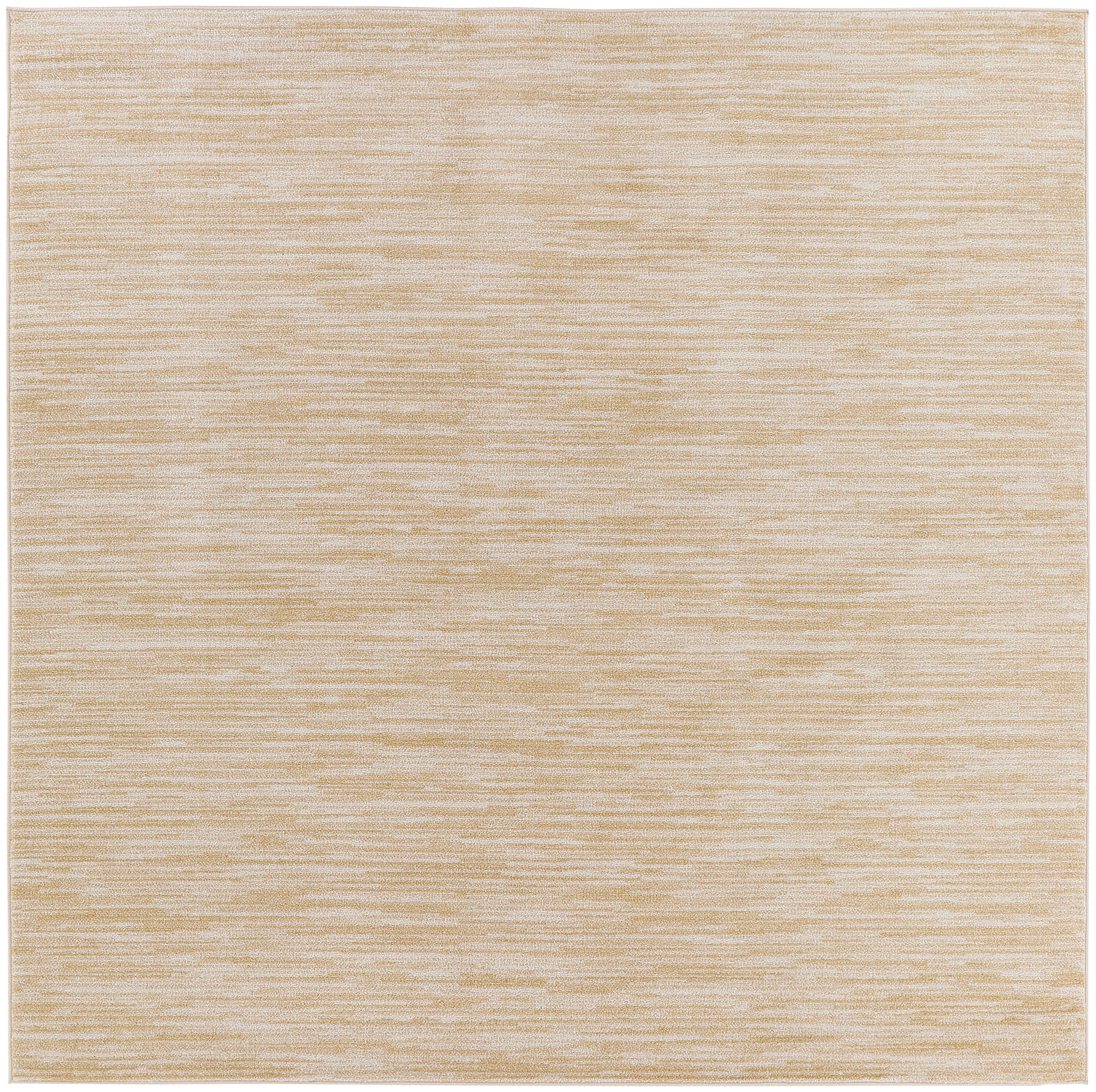Nourison Home Outdoor Essentials 7' x Square Area Rug, Ivory/Gold, large