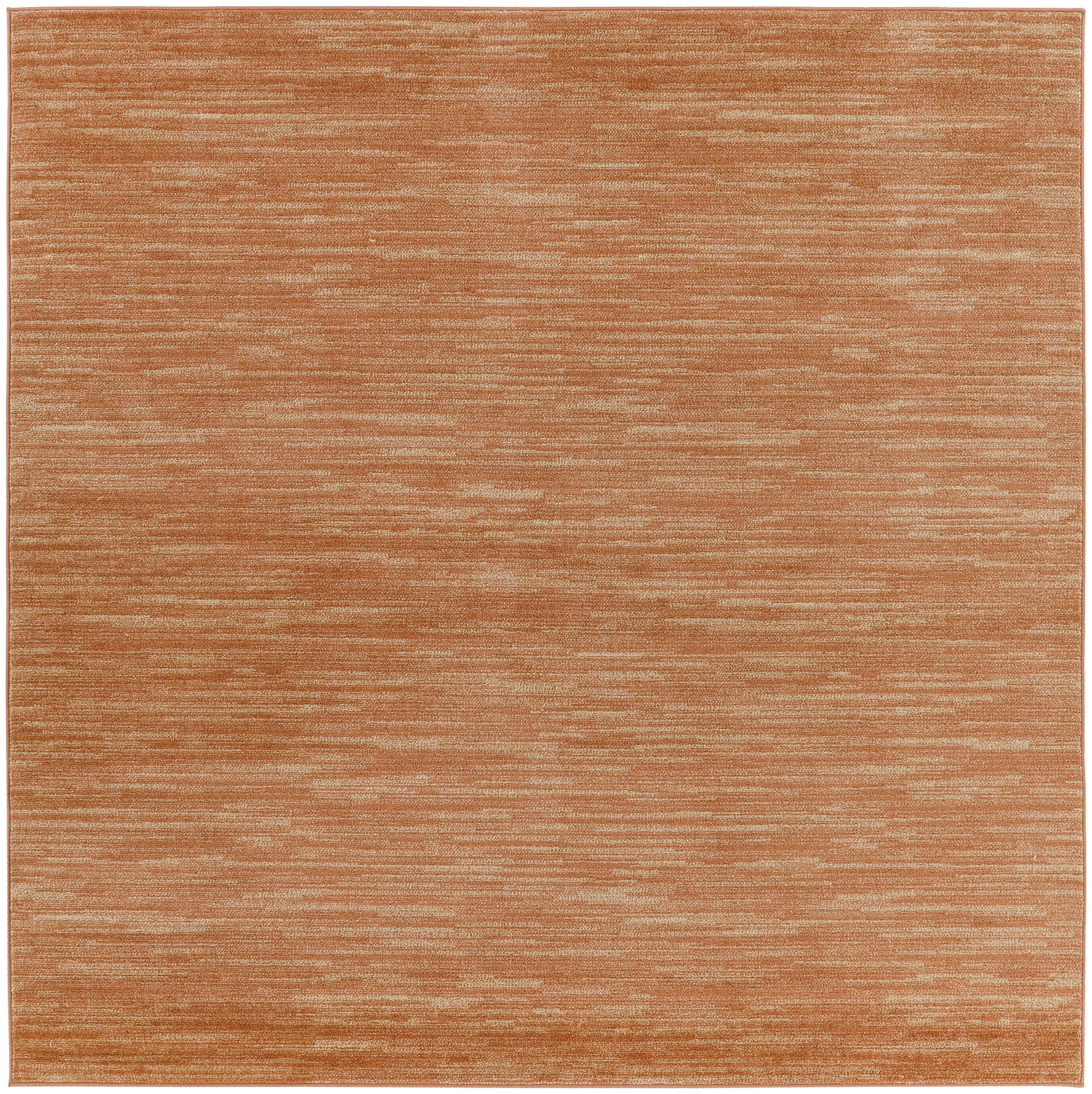 Nourison Home Outdoor Essentials 7' x Square Area Rug, Rust, large