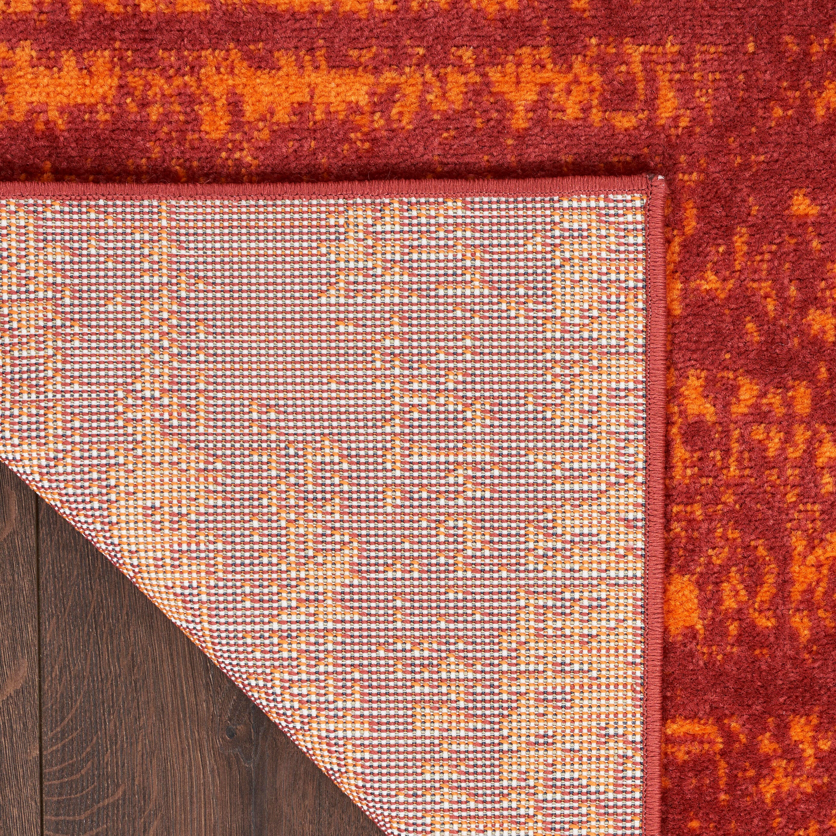 Nourison Home Outdoor Essentials 8' x 10' Area Rug, Red, large