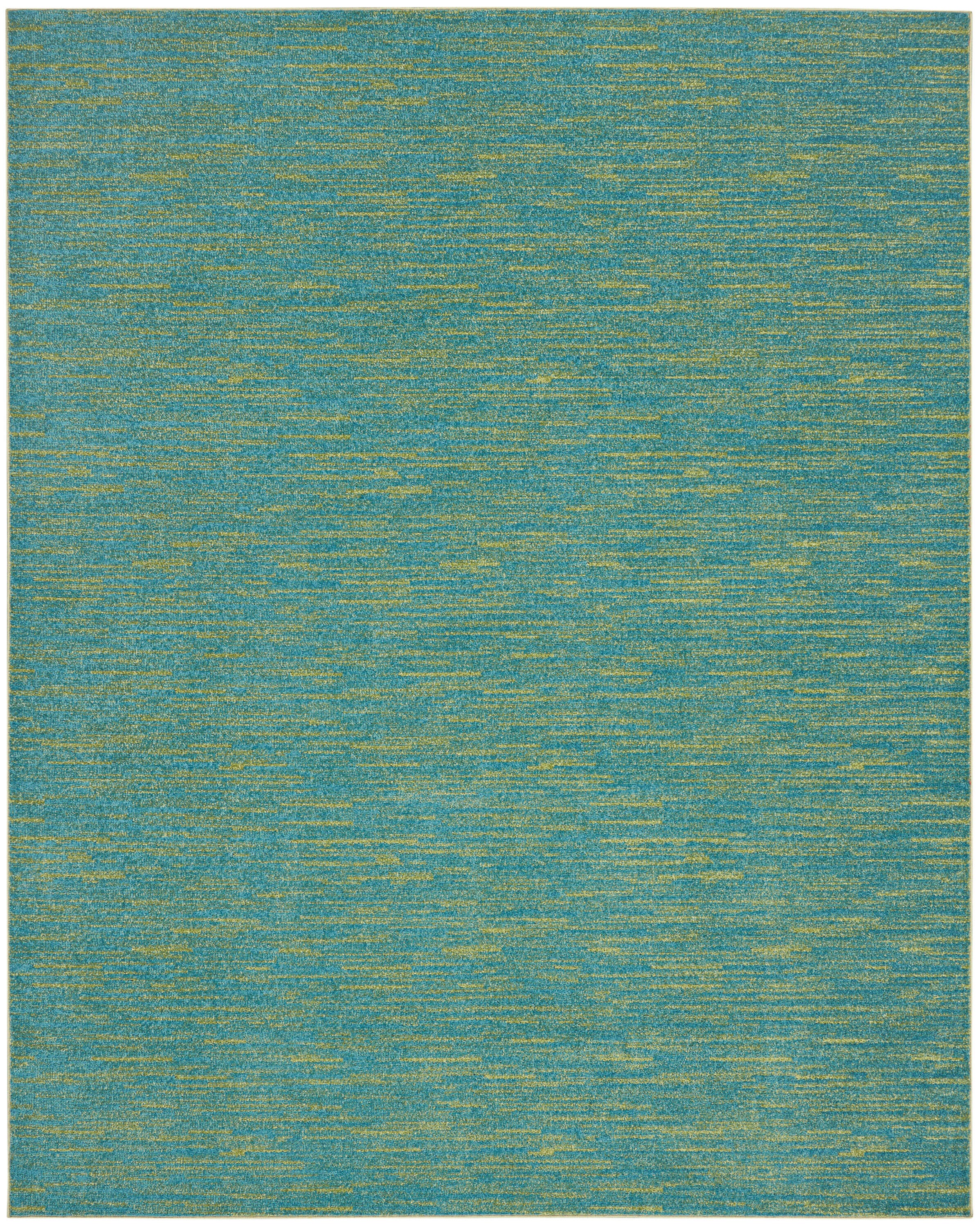 Nourison Home Outdoor Essentials 9' x 12' Area Rug, Blue/Green, large